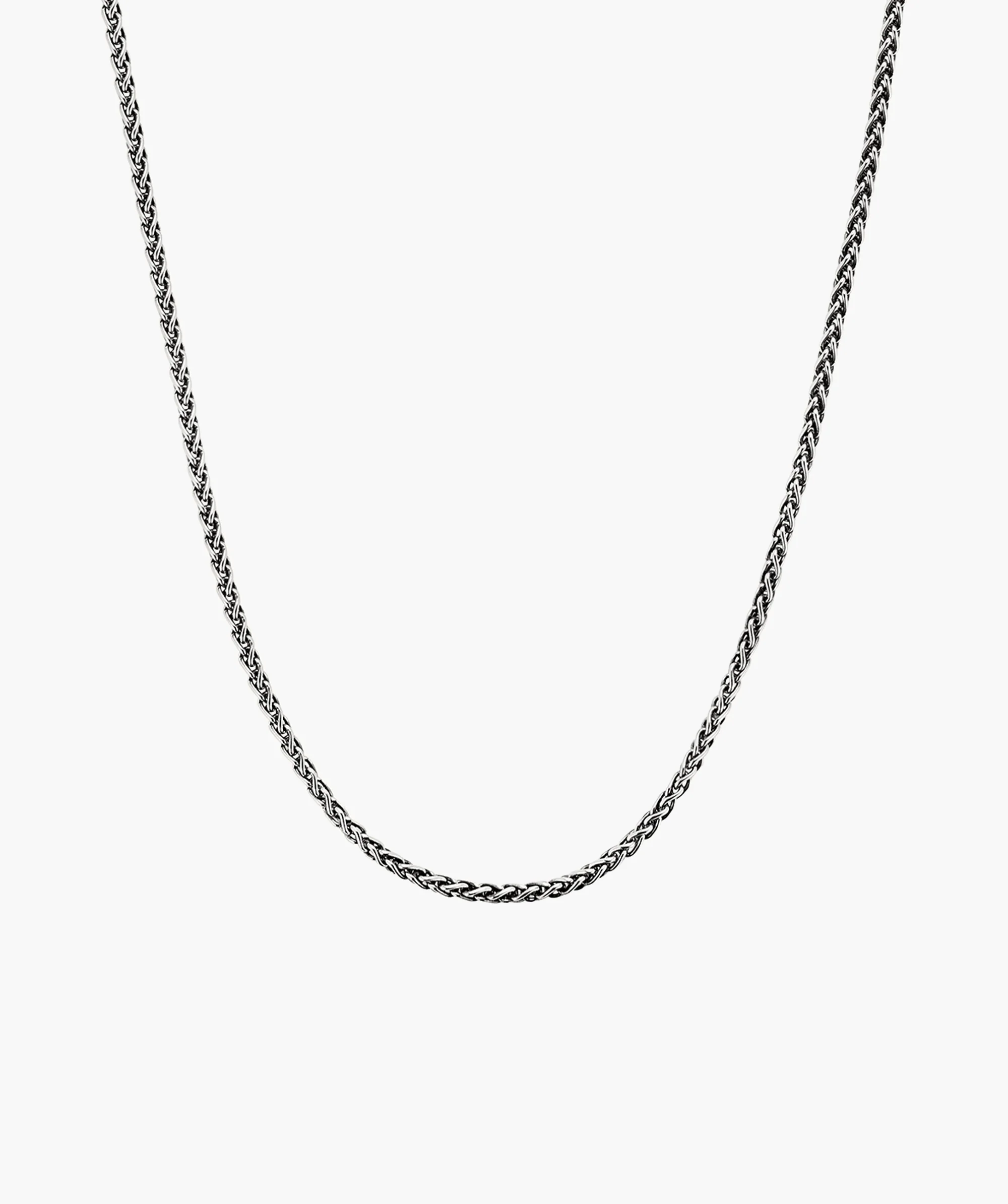 2.4mm Wheat Chain Necklace - Image 4