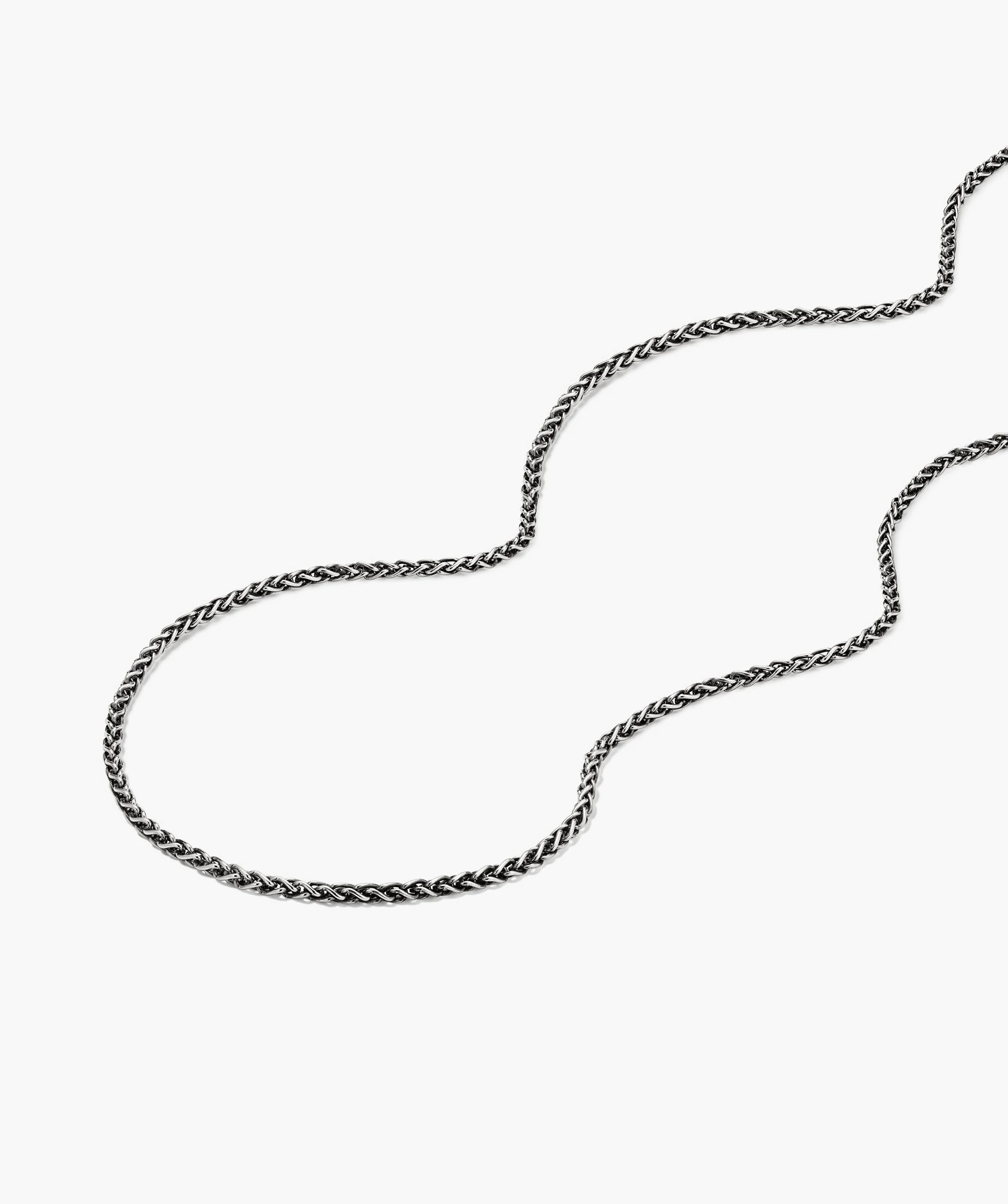 2.4mm Wheat Chain Necklace - Image 5