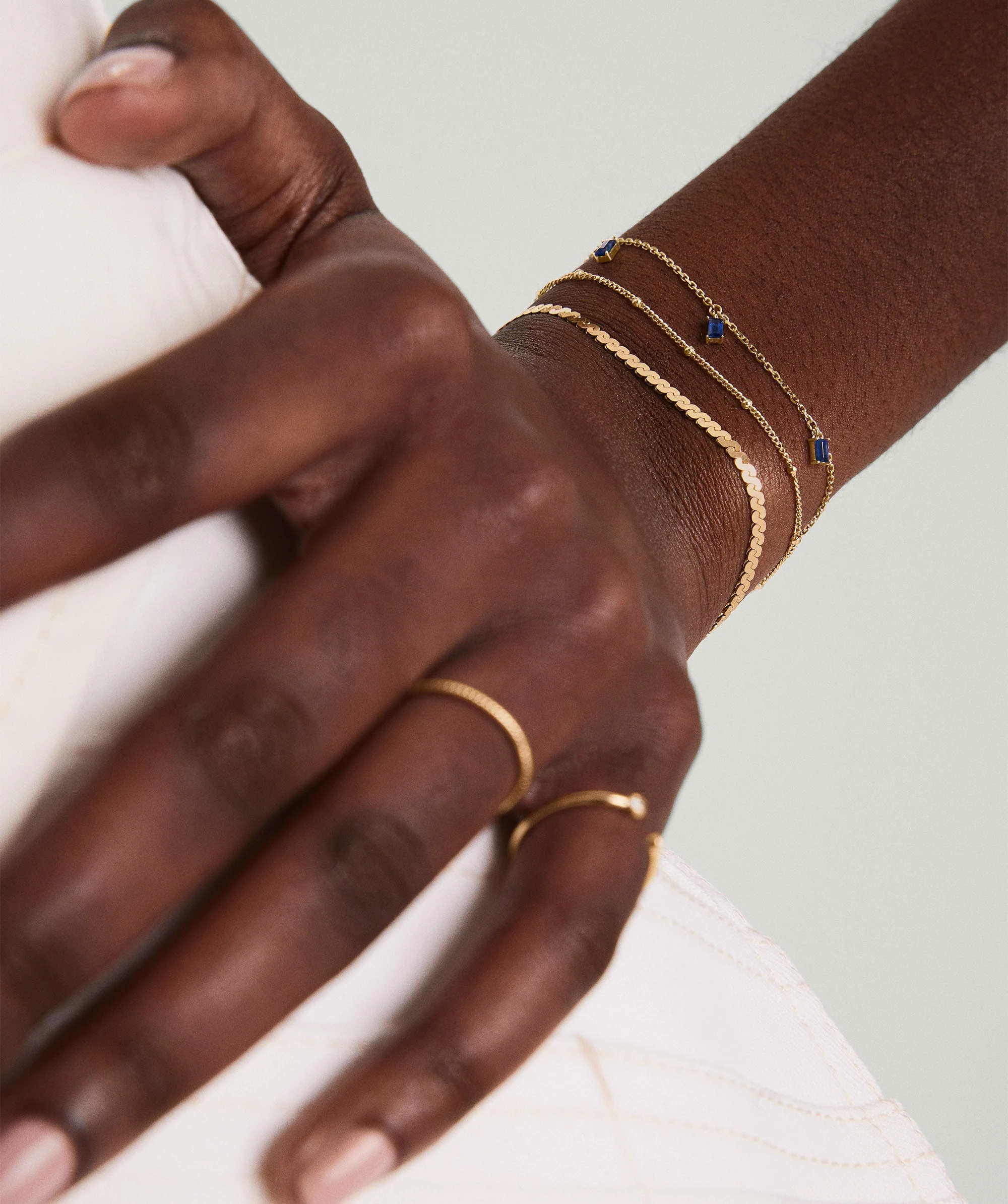 Baguette Gemstone Bracelet - Image 7