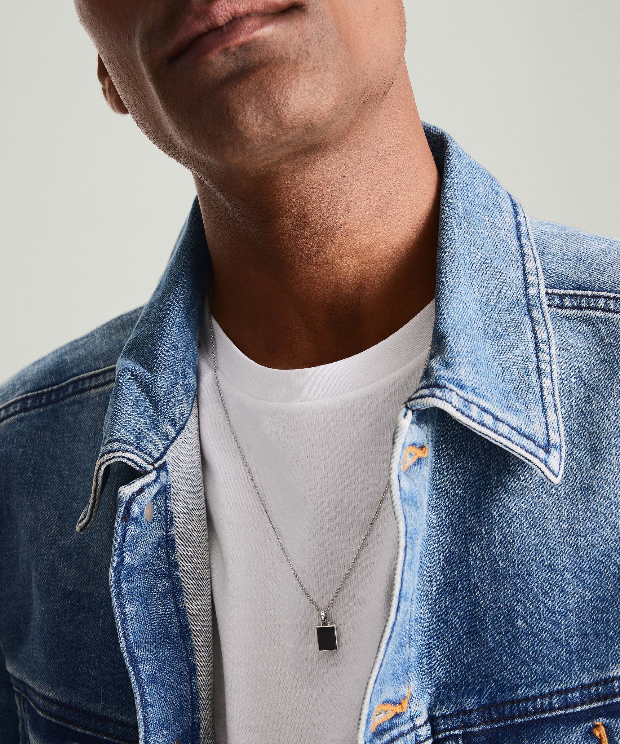 Black Onyx Pendant Necklace - Image 10