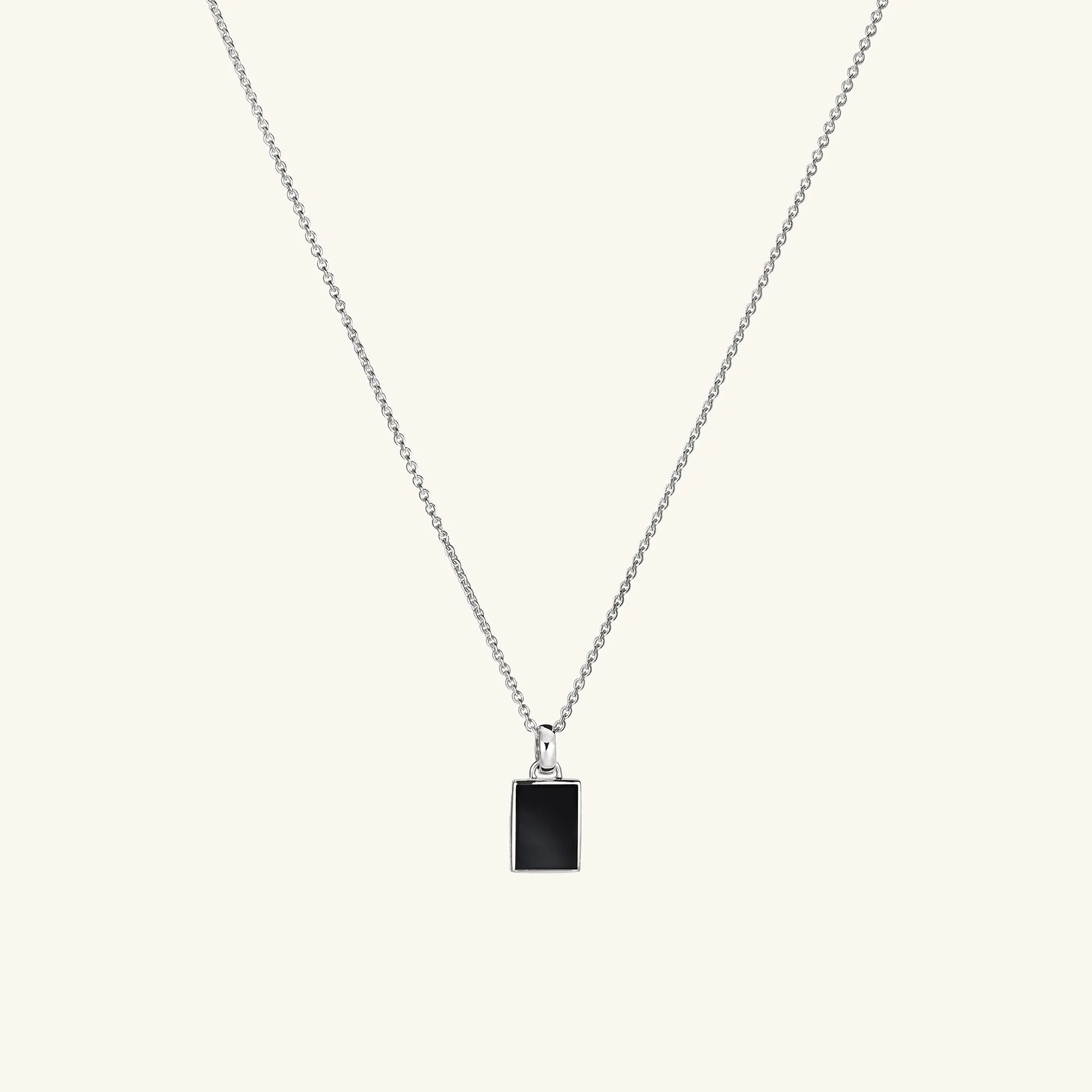 Black Onyx Pendant Necklace - Image 8