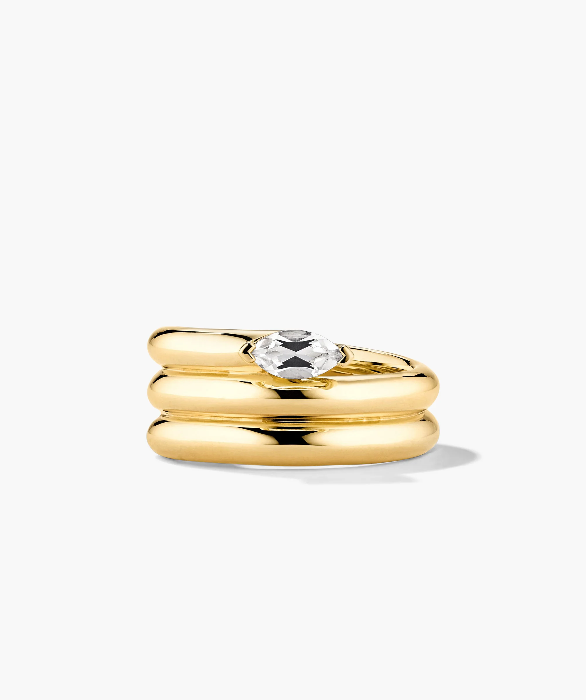 Boa Gemstone Coil Ring - Image 12