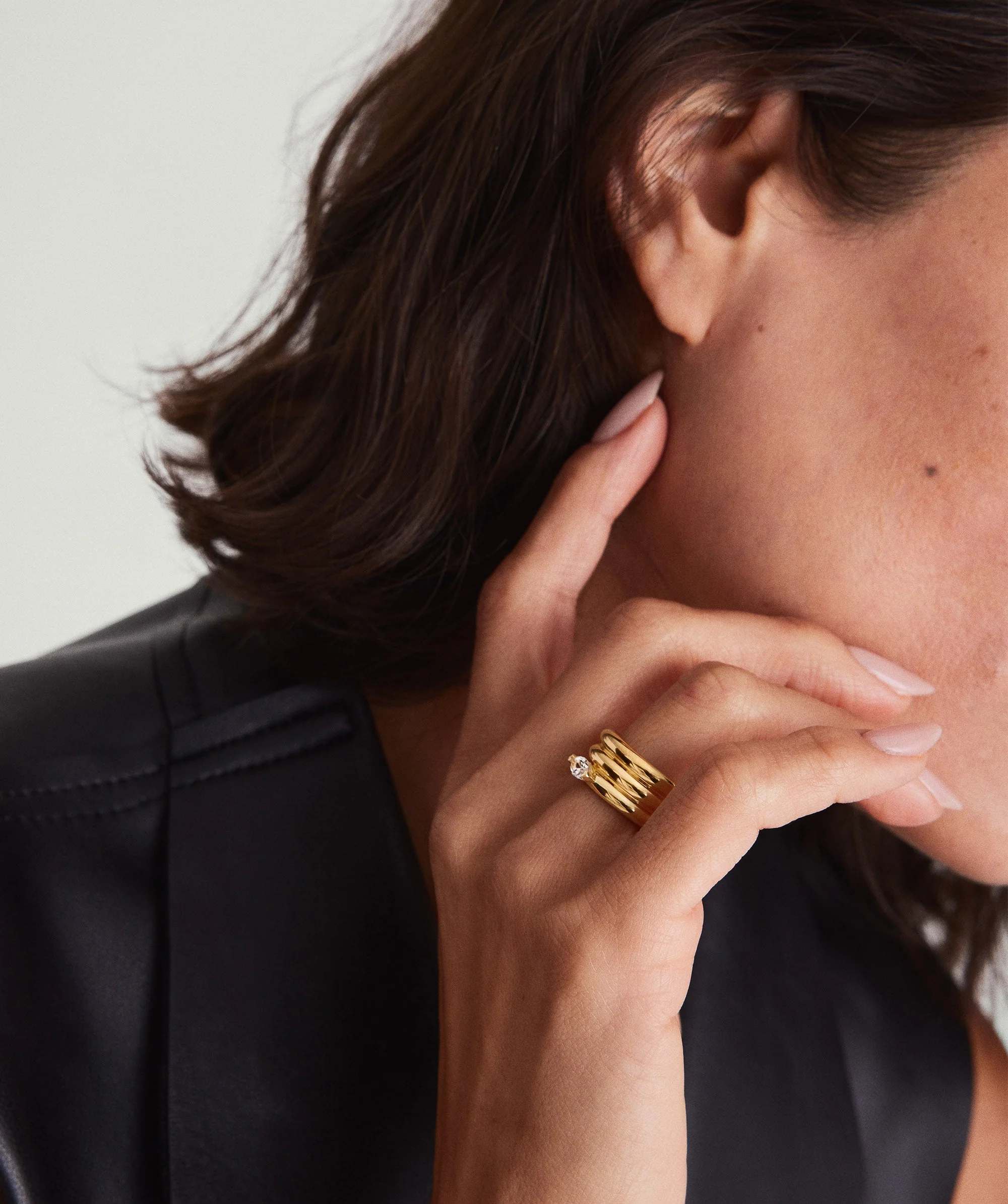 Boa Gemstone Coil Ring - Image 5