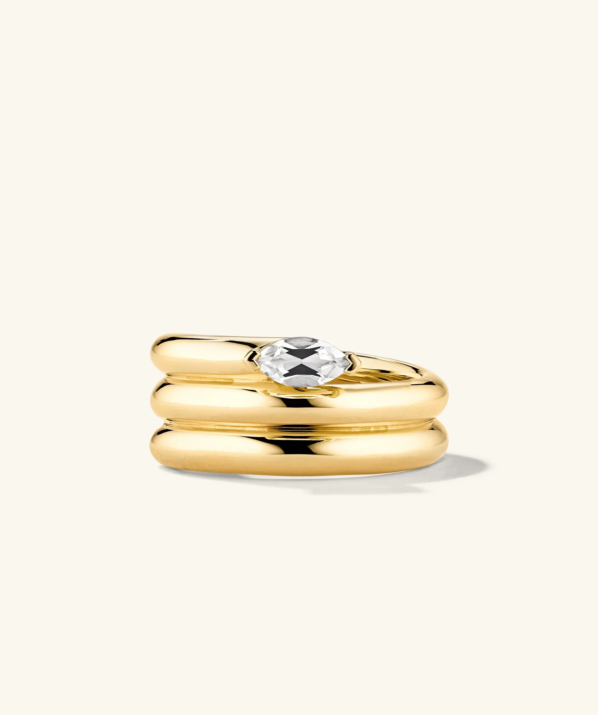 Boa Gemstone Coil Ring - Image 8