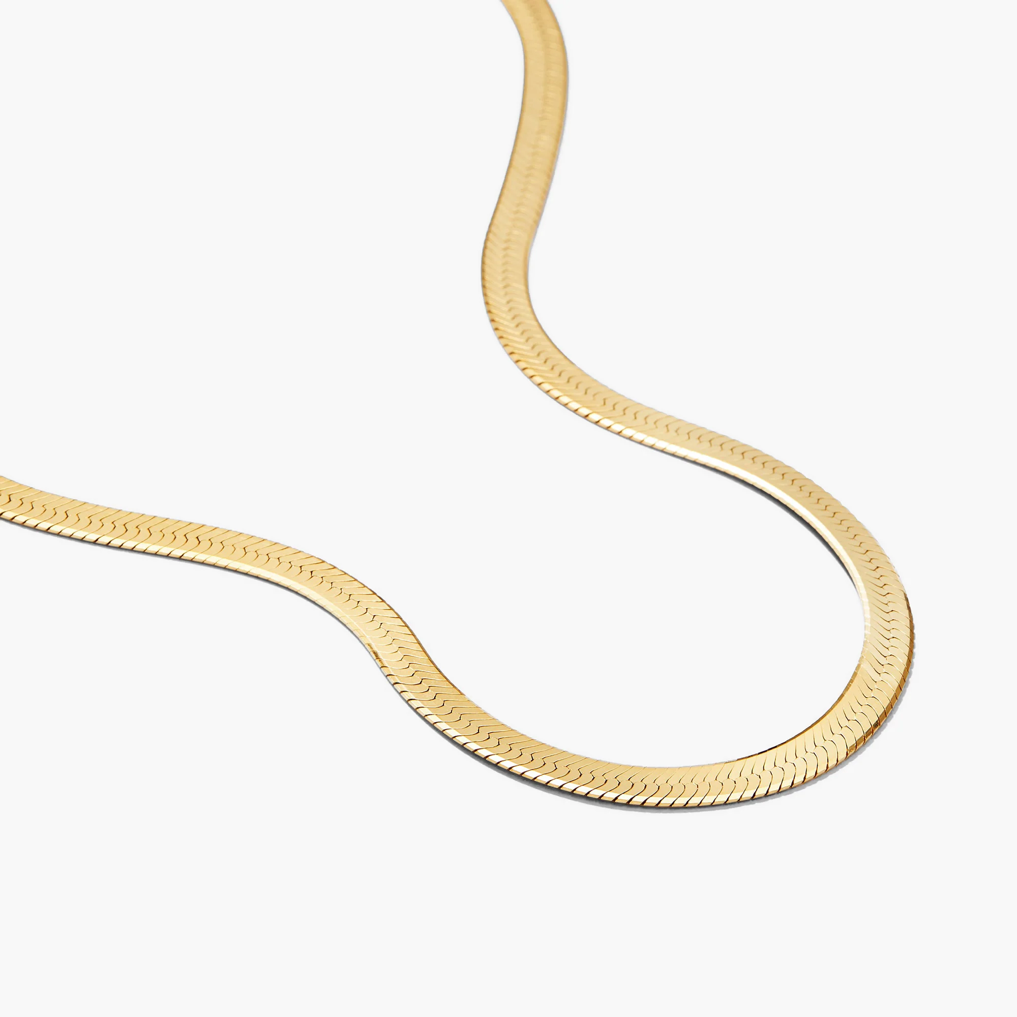 Bold Herringbone Chain Necklace - Image 11
