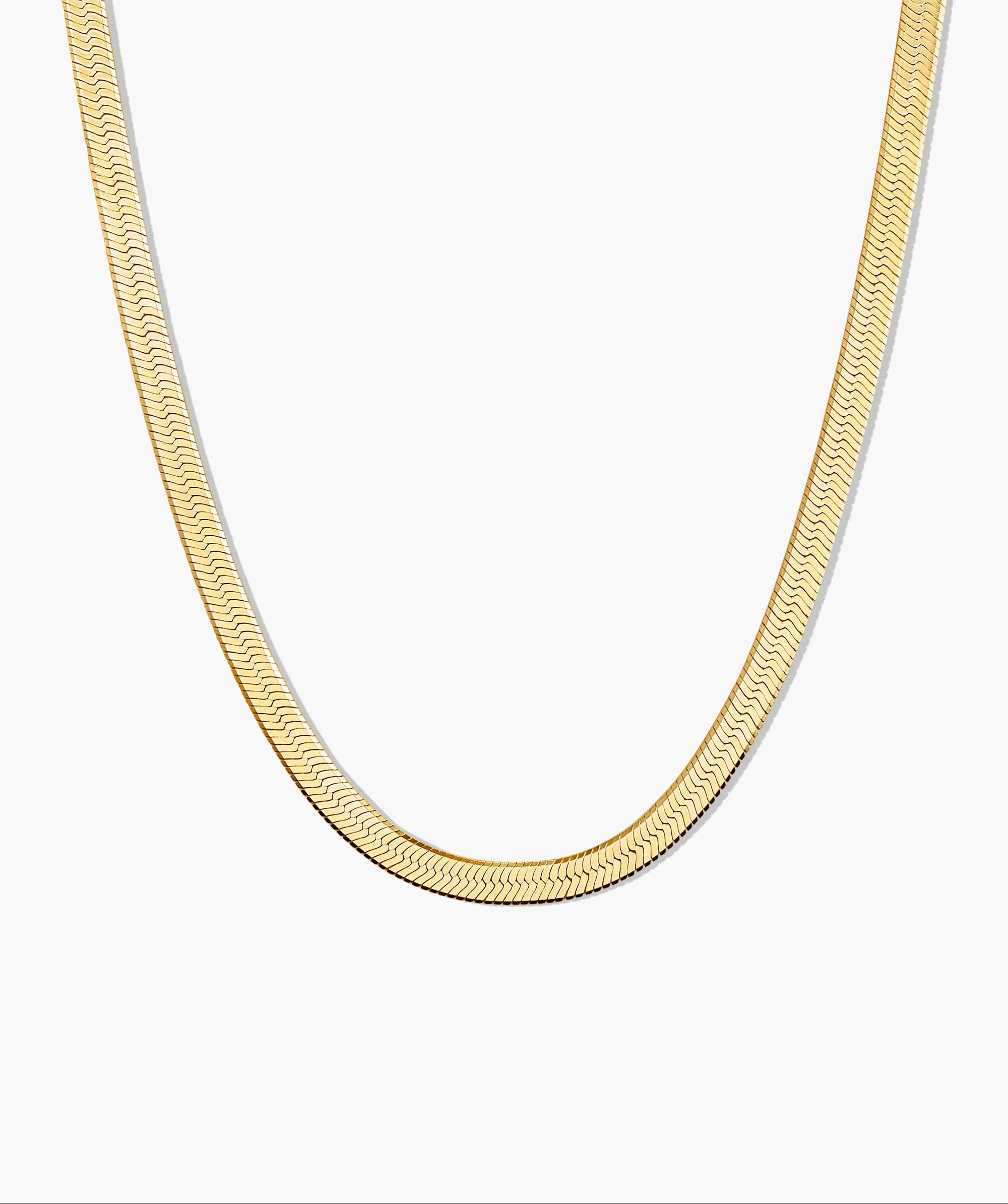 Bold Herringbone Chain Necklace - Image 14