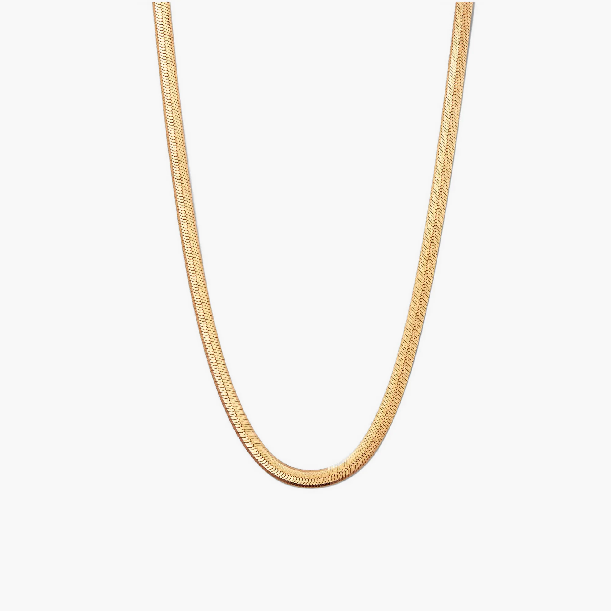 Bold Herringbone Chain Necklace - Image 7