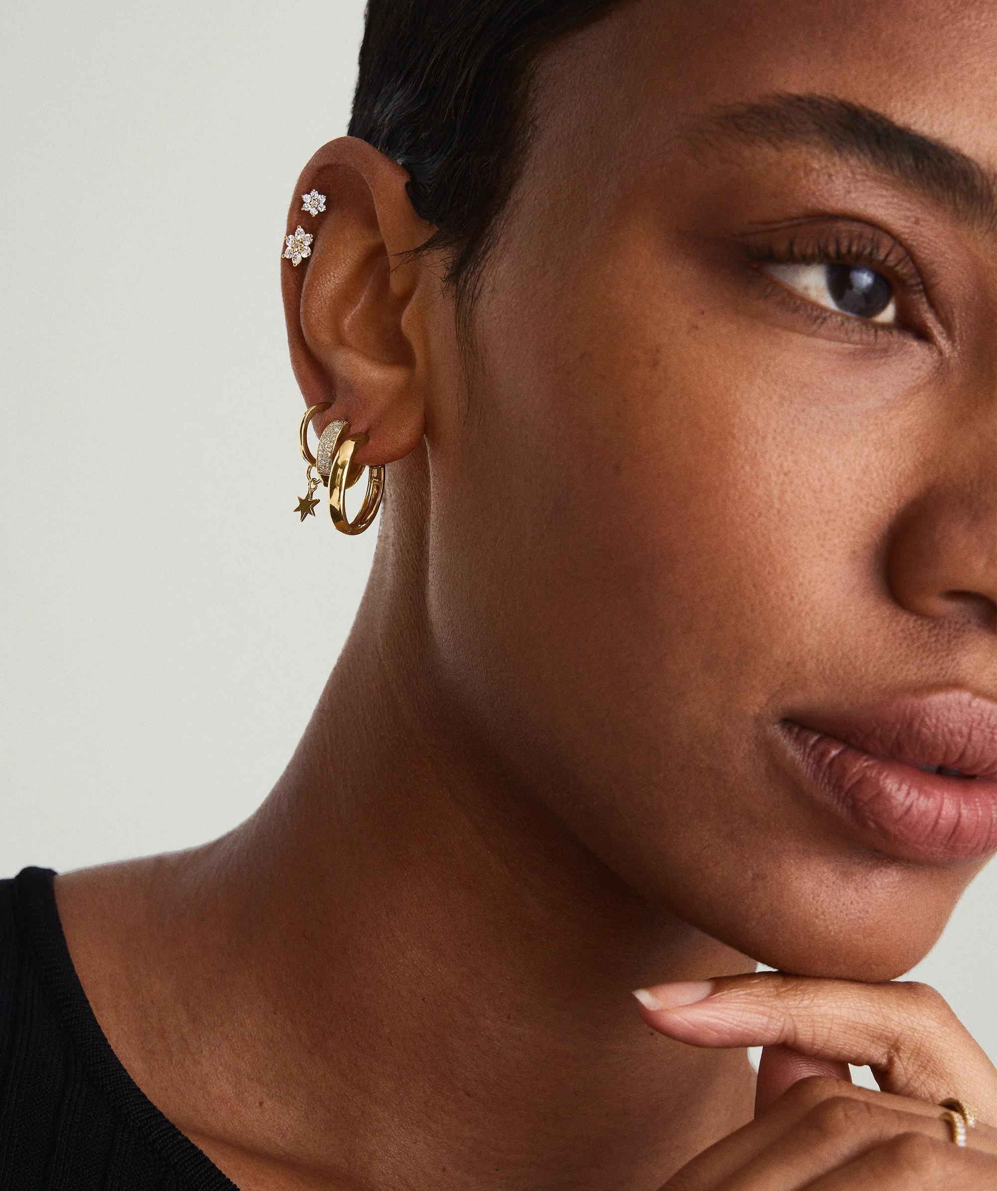 Bold Medium Hoops - Image 3