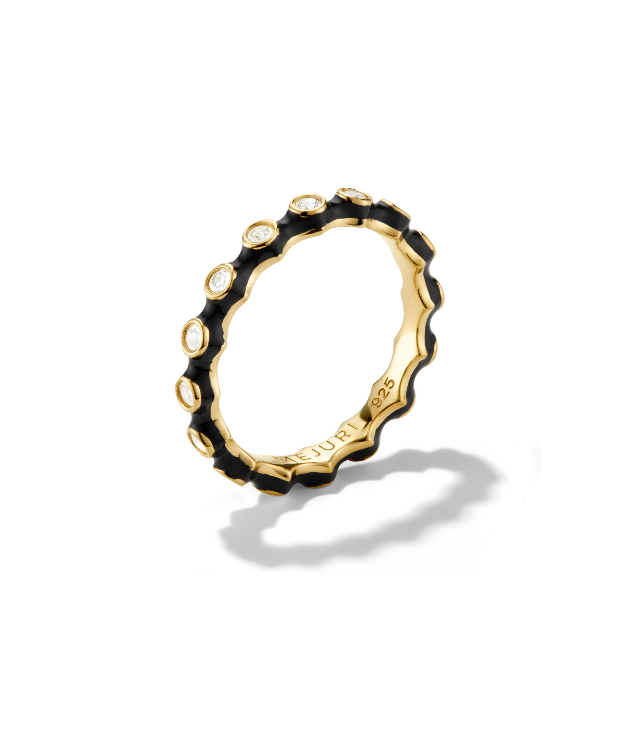 Enamel Charlotte Stacker Ring - Image 4