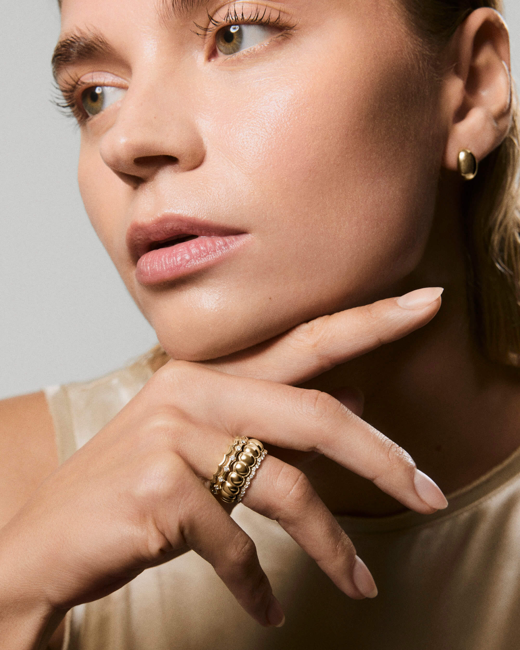 Charlotte Crest Stacker Ring - Image 3