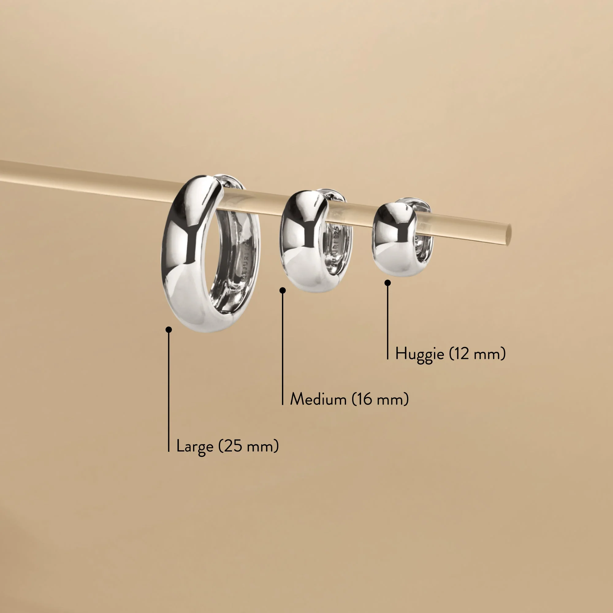 Chunky Large Hoops - Image 6