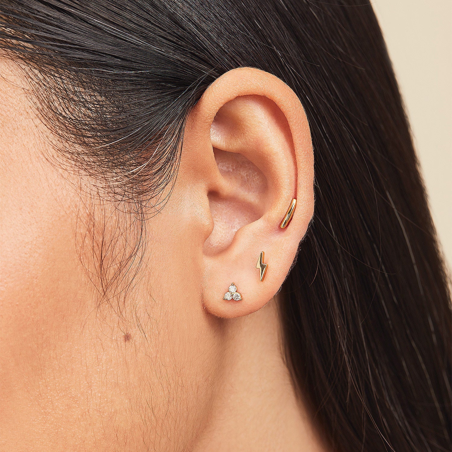 Piercing Studio - Curve Bar Flat Back Stud - Image 3