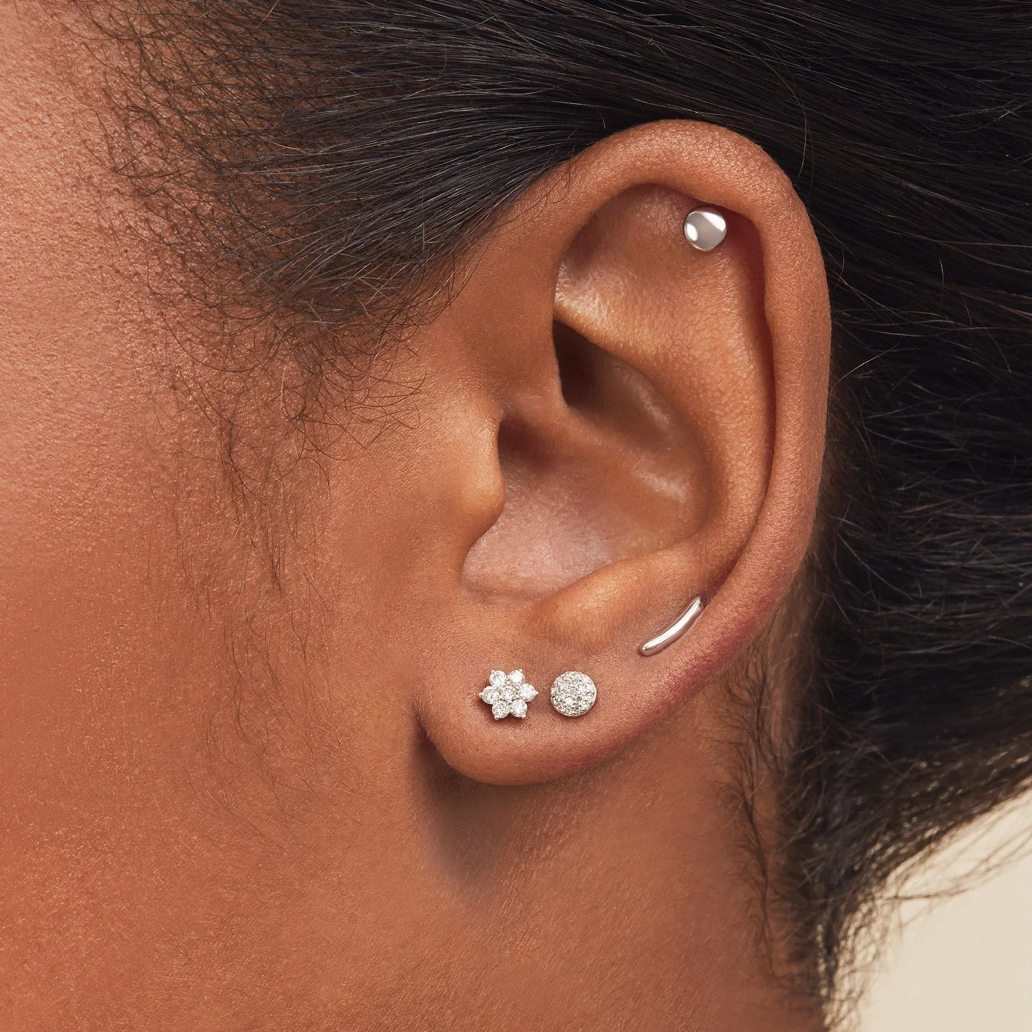 Piercing Studio - Curve Bar Flat Back Stud - Image 8