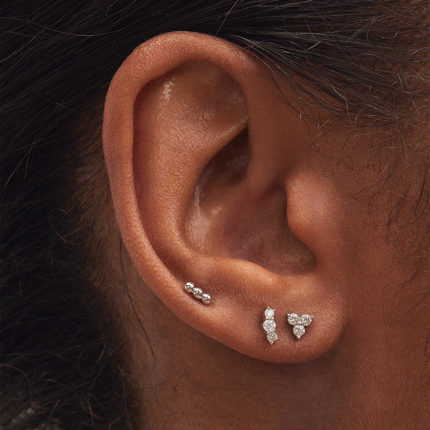Piercing Studio - Diamond Curve Bar Flat Back Stud - Image 8