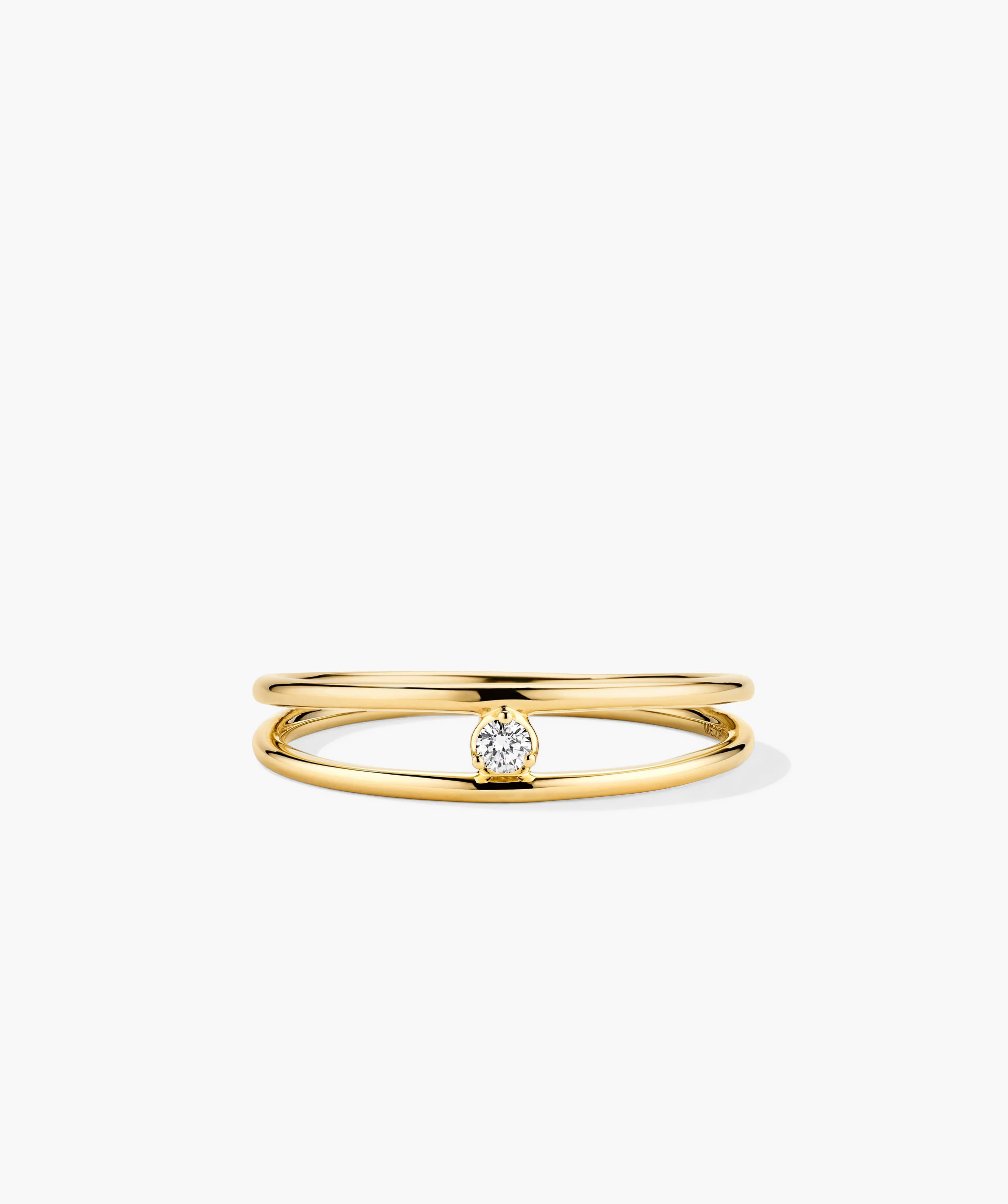 Diamond Double Stacker Ring - Image 7