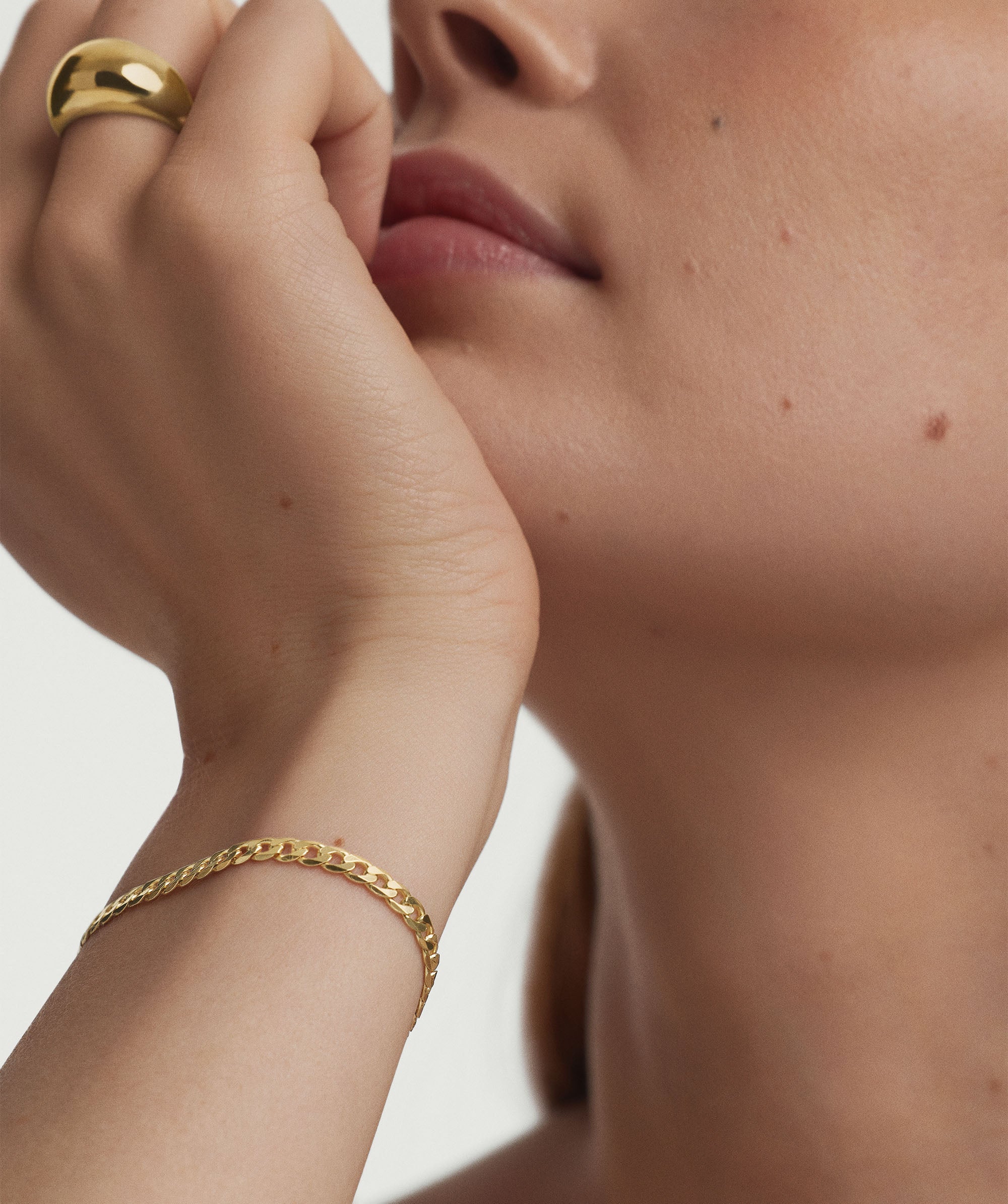 Flat Curb Chain Bracelet - Image 10