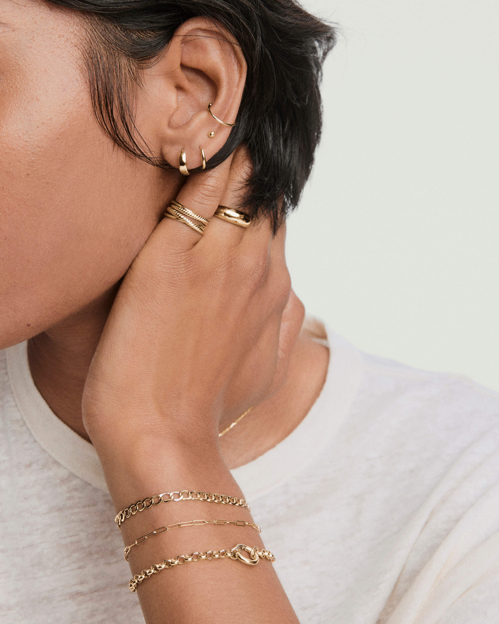 Flat Curb Chain Bracelet - Image 11