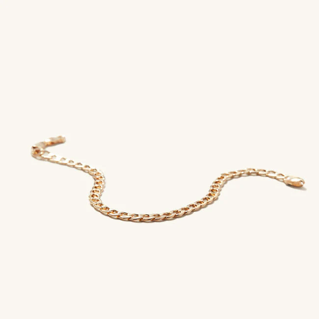 Flat Curb Chain Bracelet - Image 4