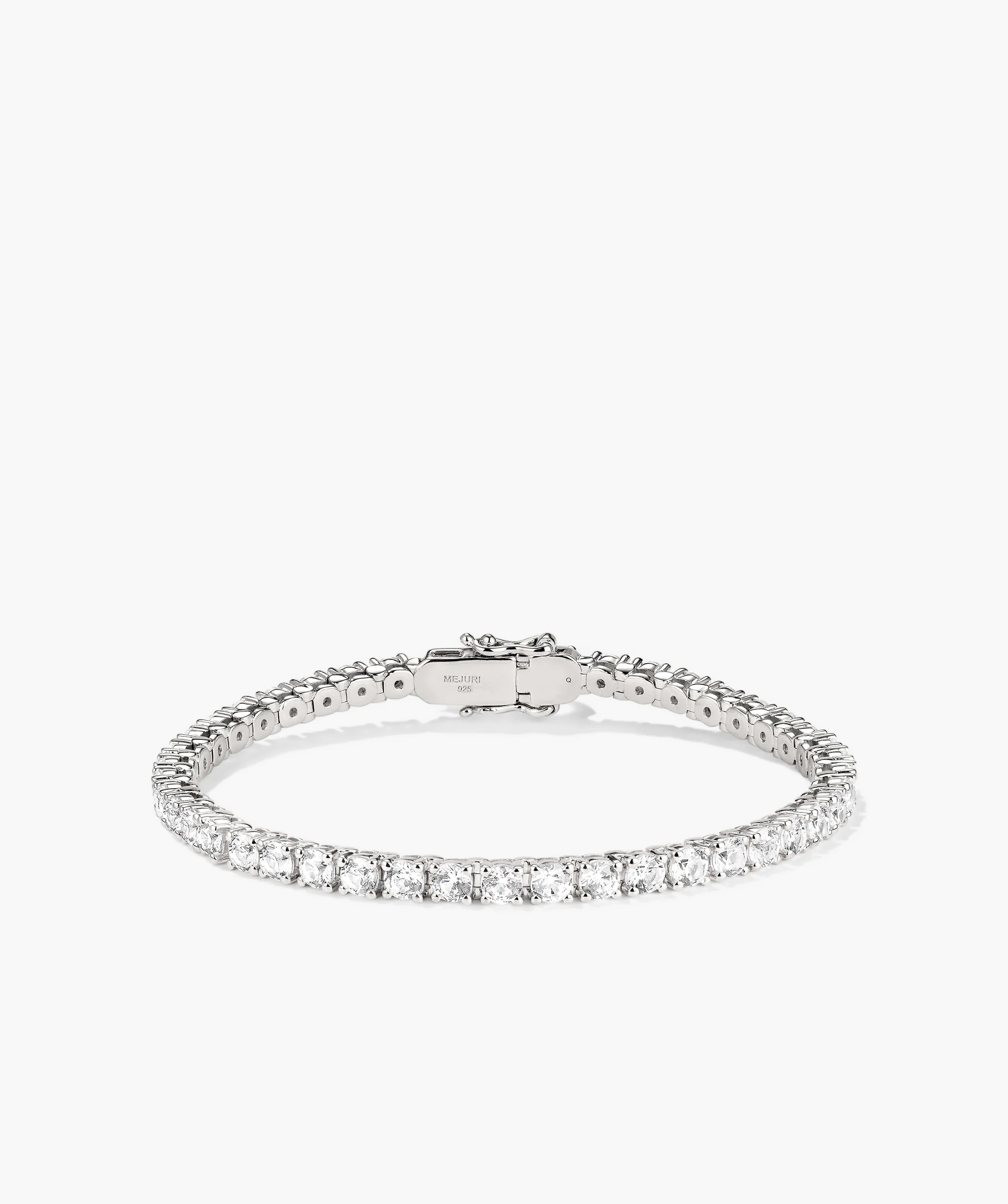 Lab Grown Sapphire Tennis Bracelet - Image 11