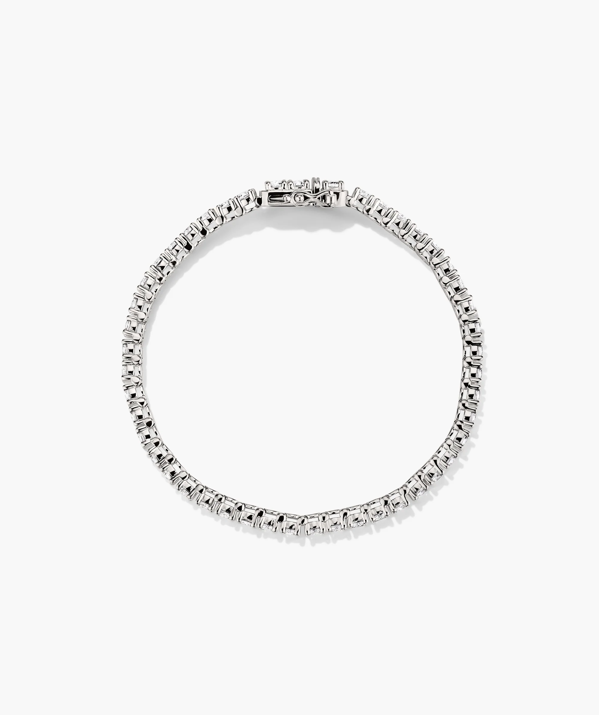 Lab Grown Sapphire Tennis Bracelet - Image 12