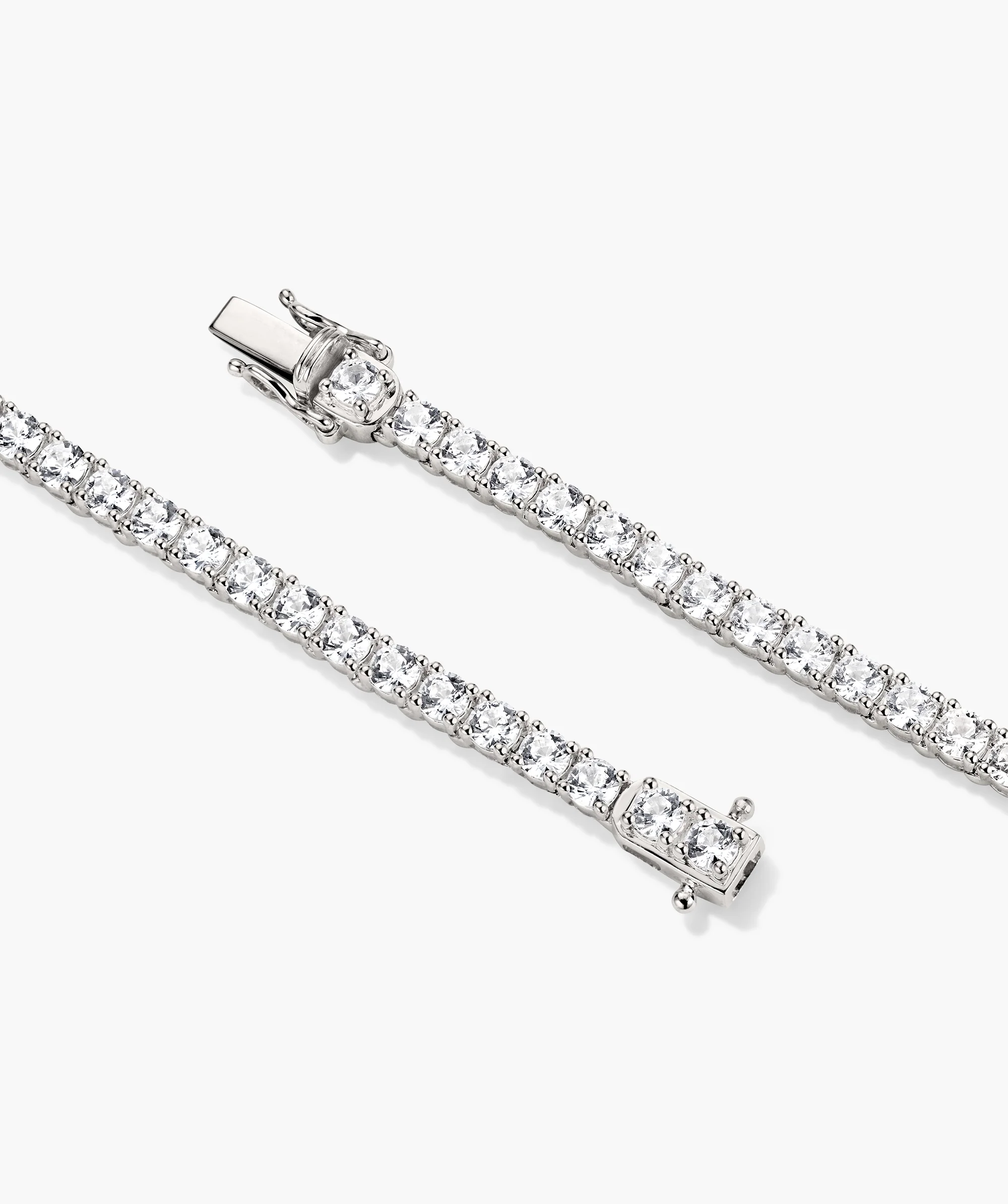Lab Grown Sapphire Tennis Bracelet - Image 19