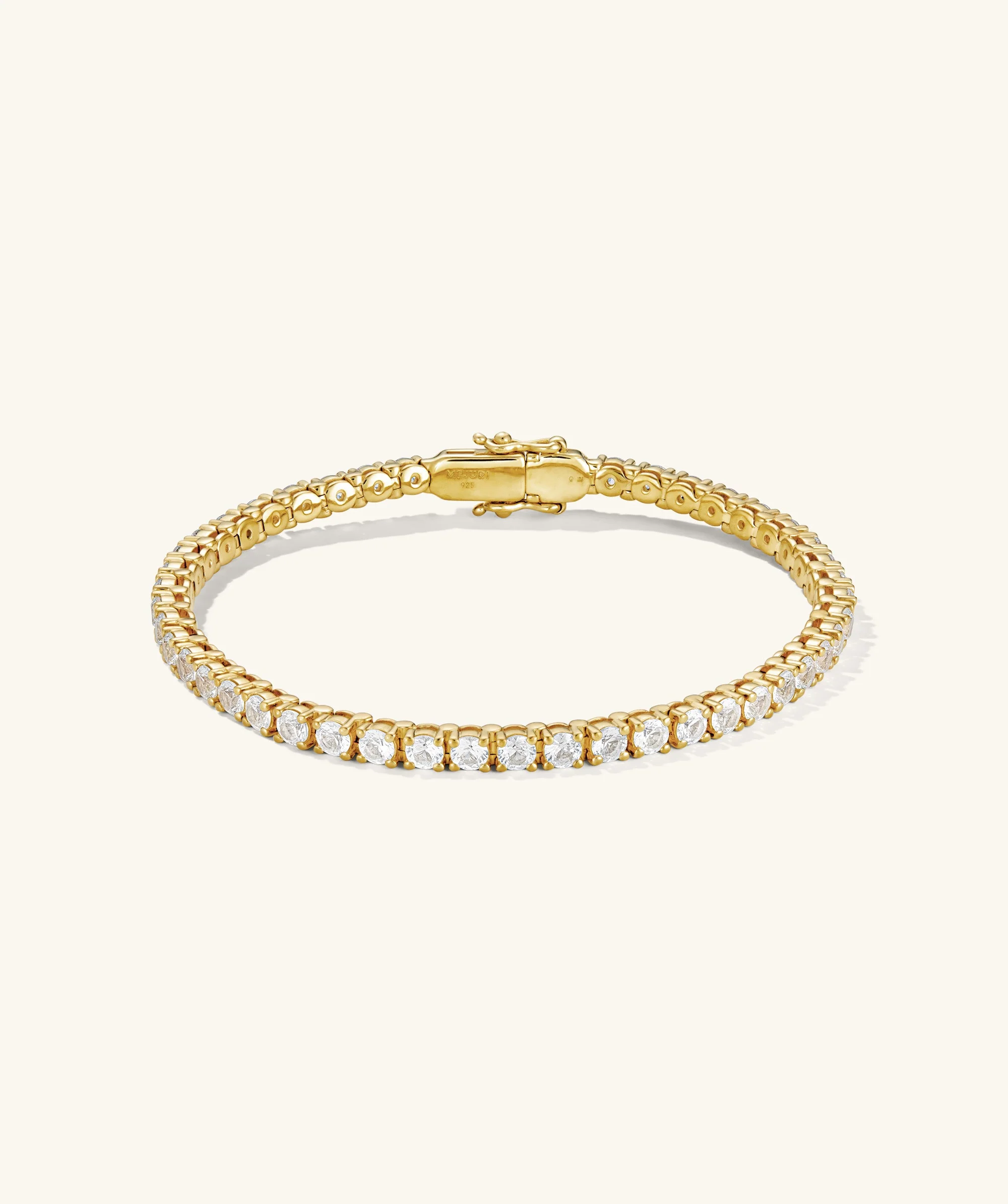 Lab Grown Sapphire Tennis Bracelet - Image 7