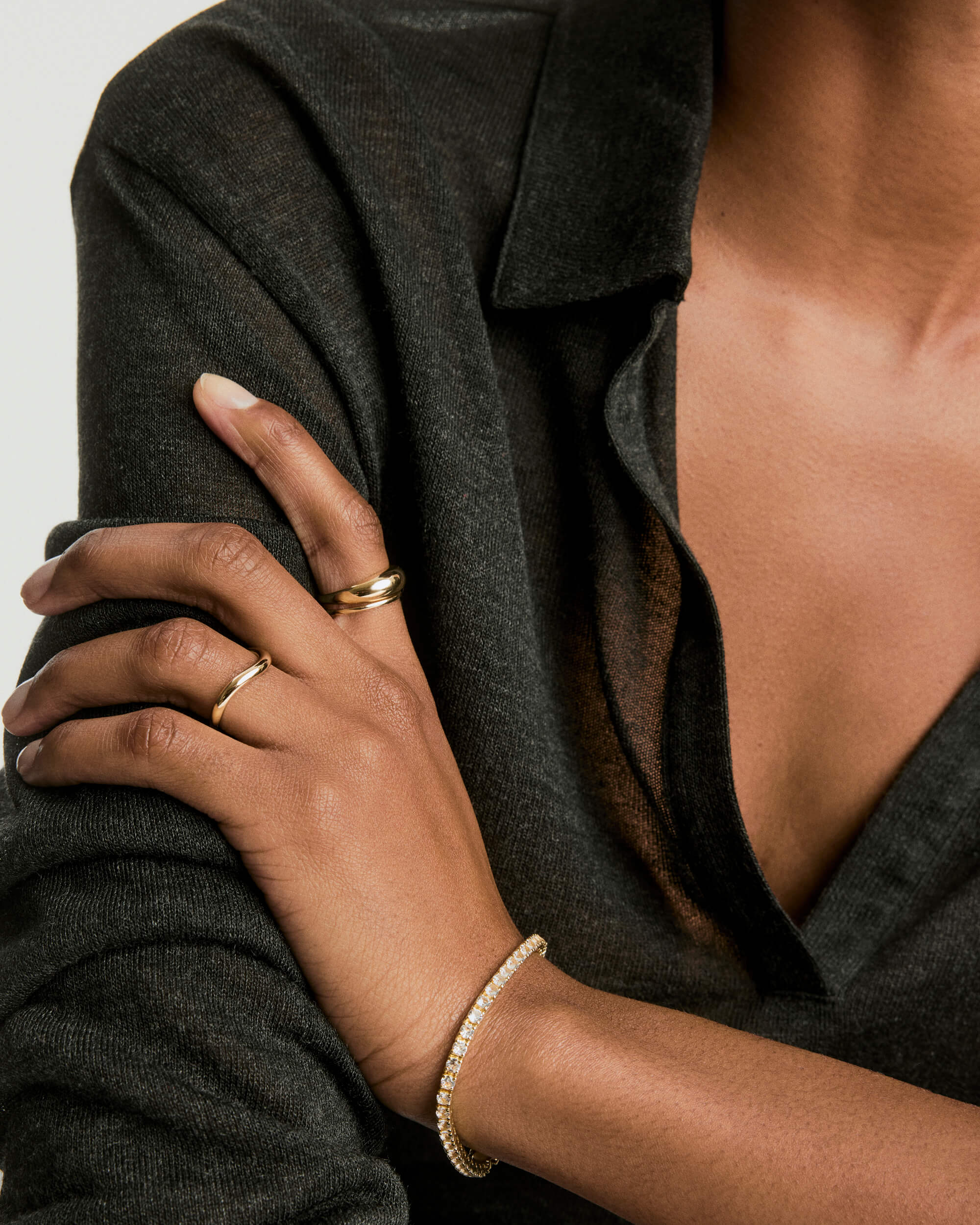 Lab Grown Sapphire Tennis Bracelet - Image 8