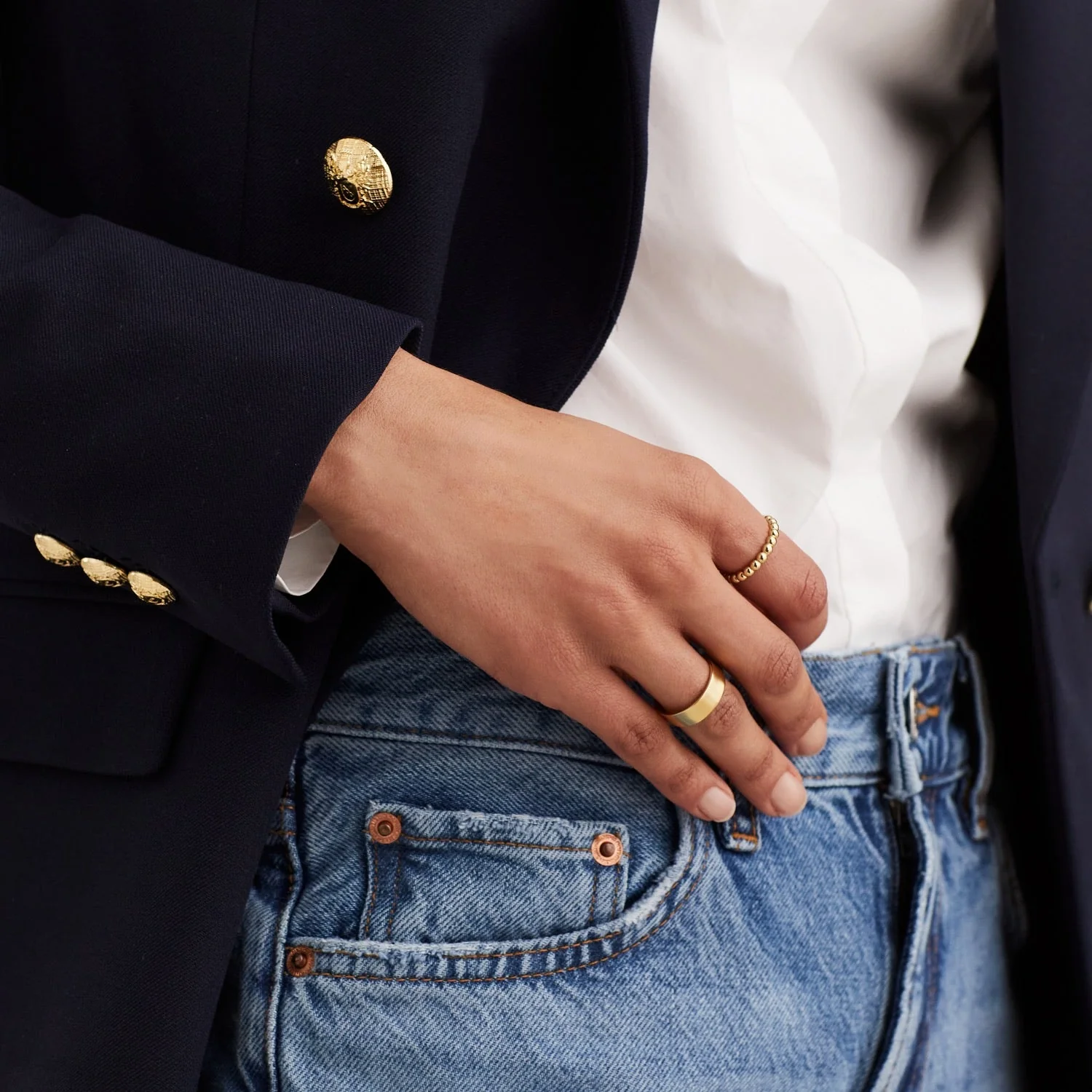 Metallic Sphere Ring - Image 3