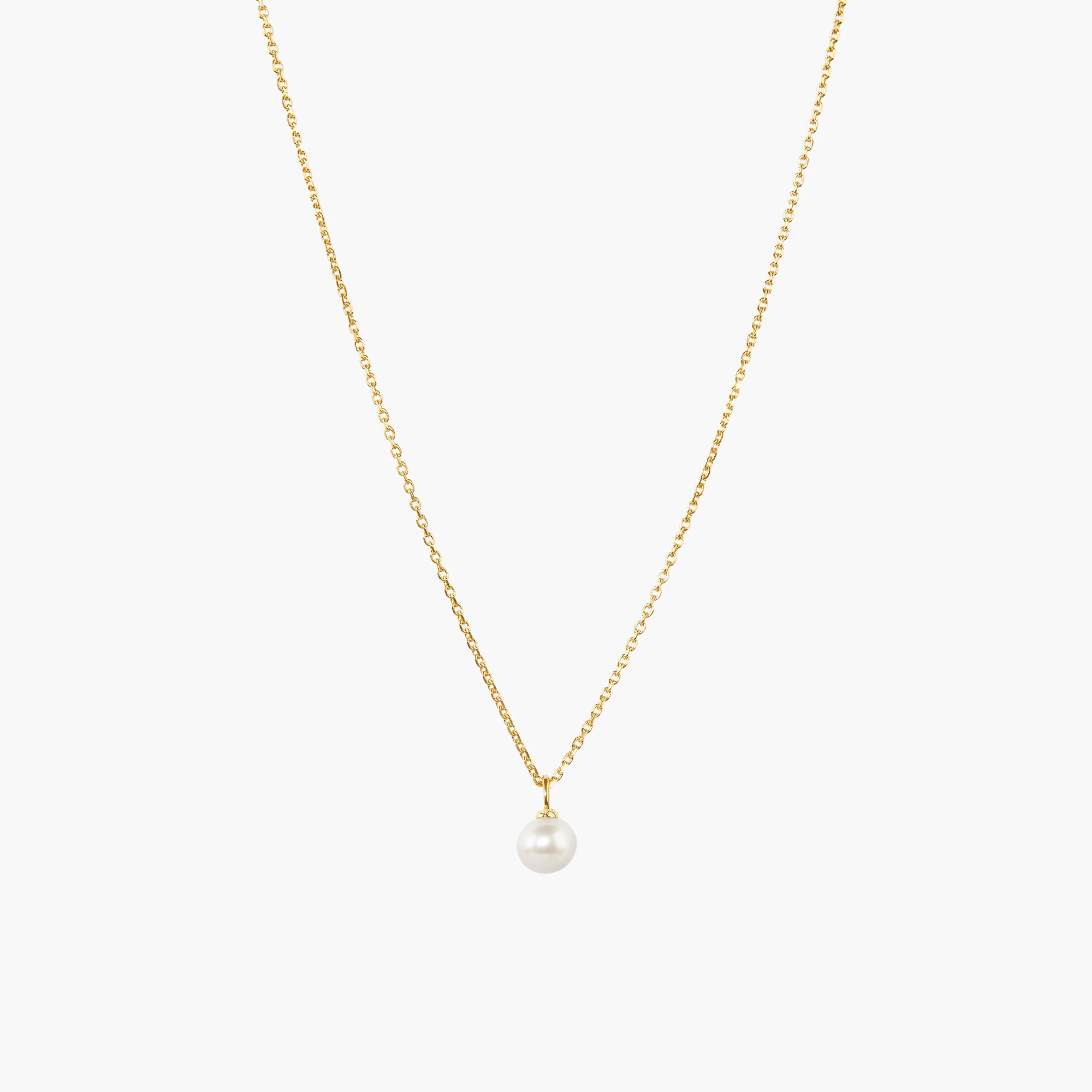 Mini Pearl Pendant Necklace - Image 3
