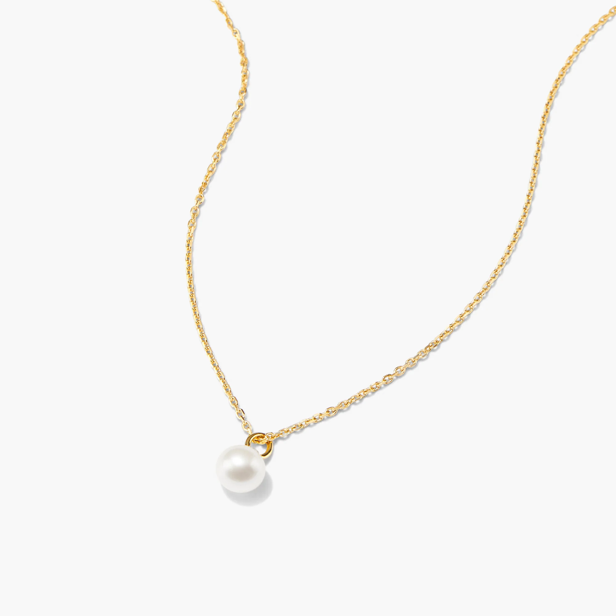 Mini Pearl Pendant Necklace - Image 4