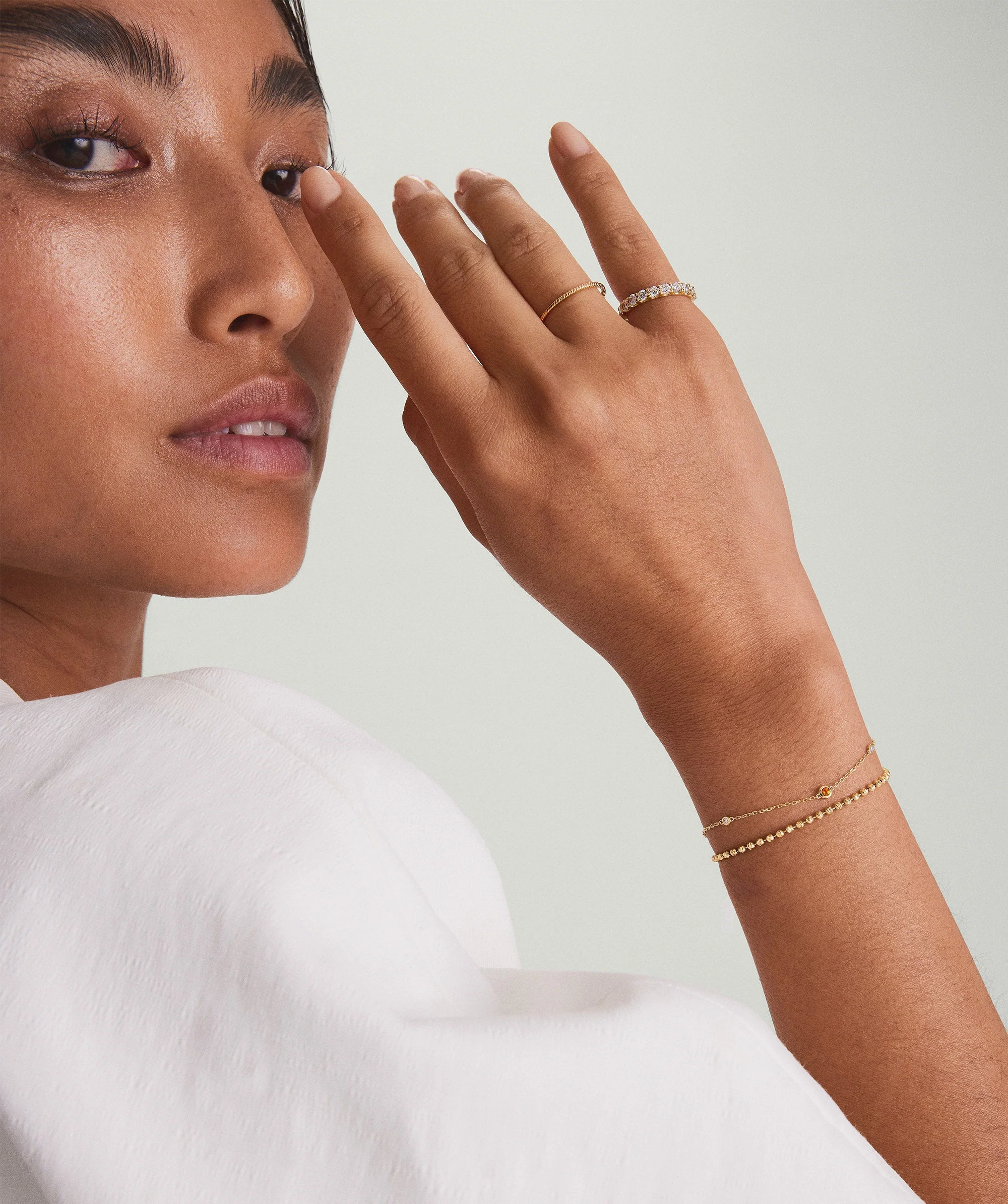 Multi Gemstone Station Bracelet - Image 10