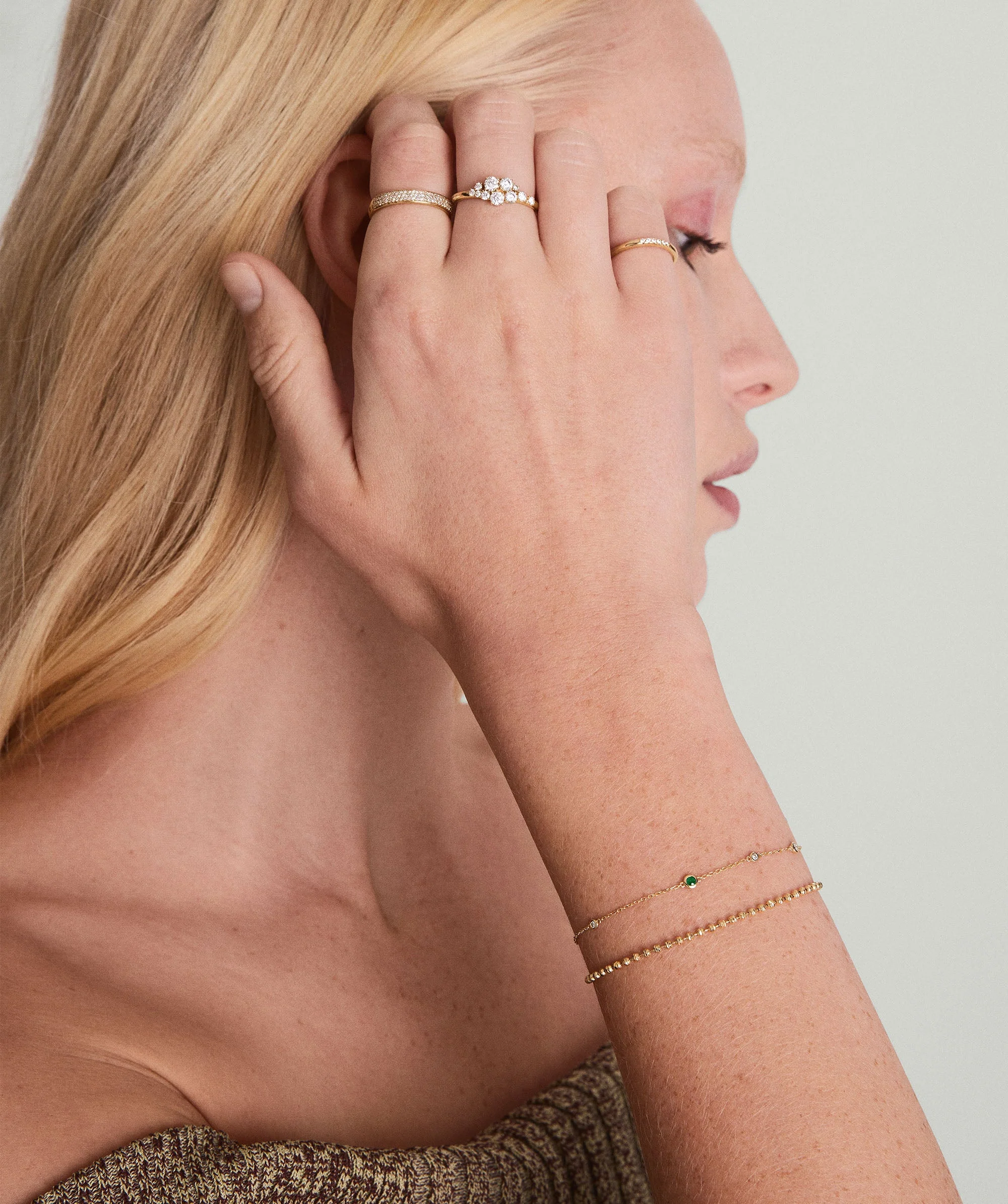 Multi Gemstone Station Bracelet - Image 13