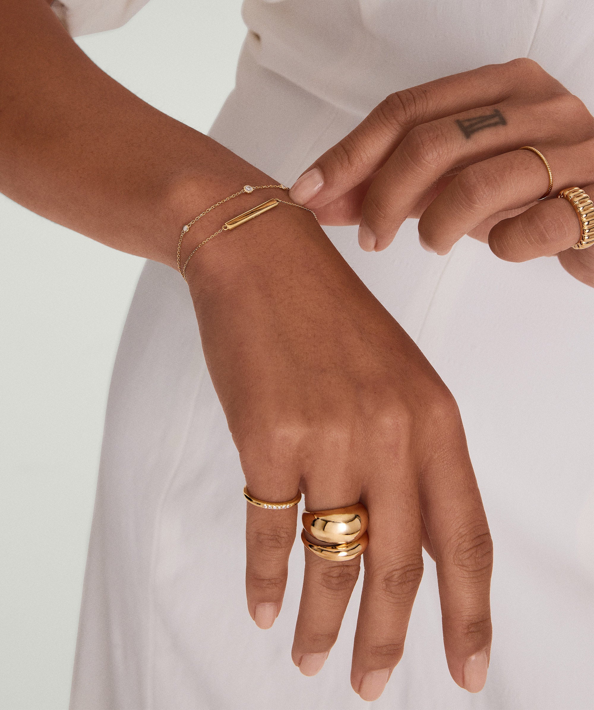 Multi Gemstone Station Bracelet - Image 15