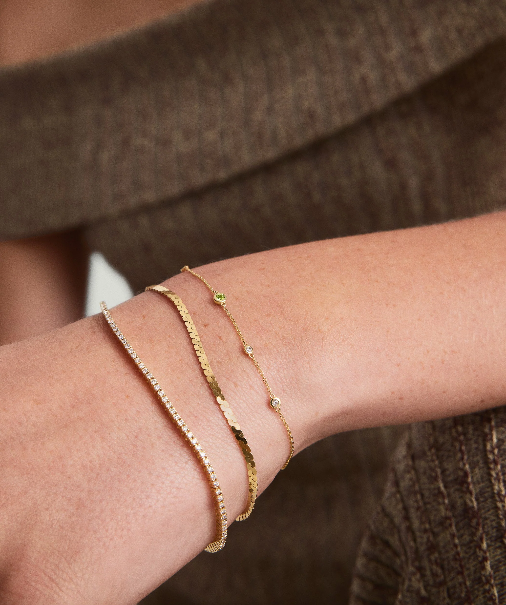 Multi Gemstone Station Bracelet - Image 23