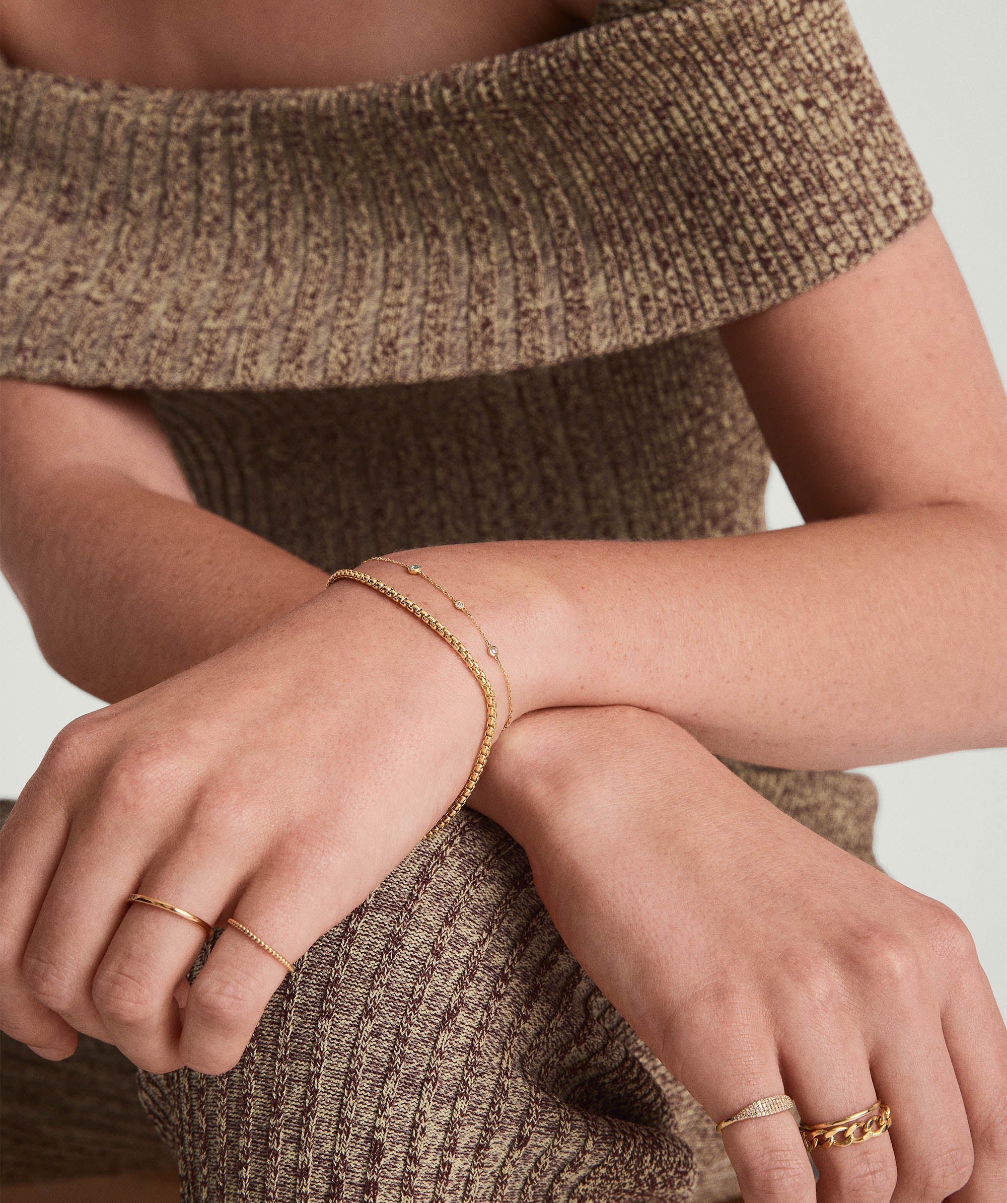 Multi Gemstone Station Bracelet - Image 4