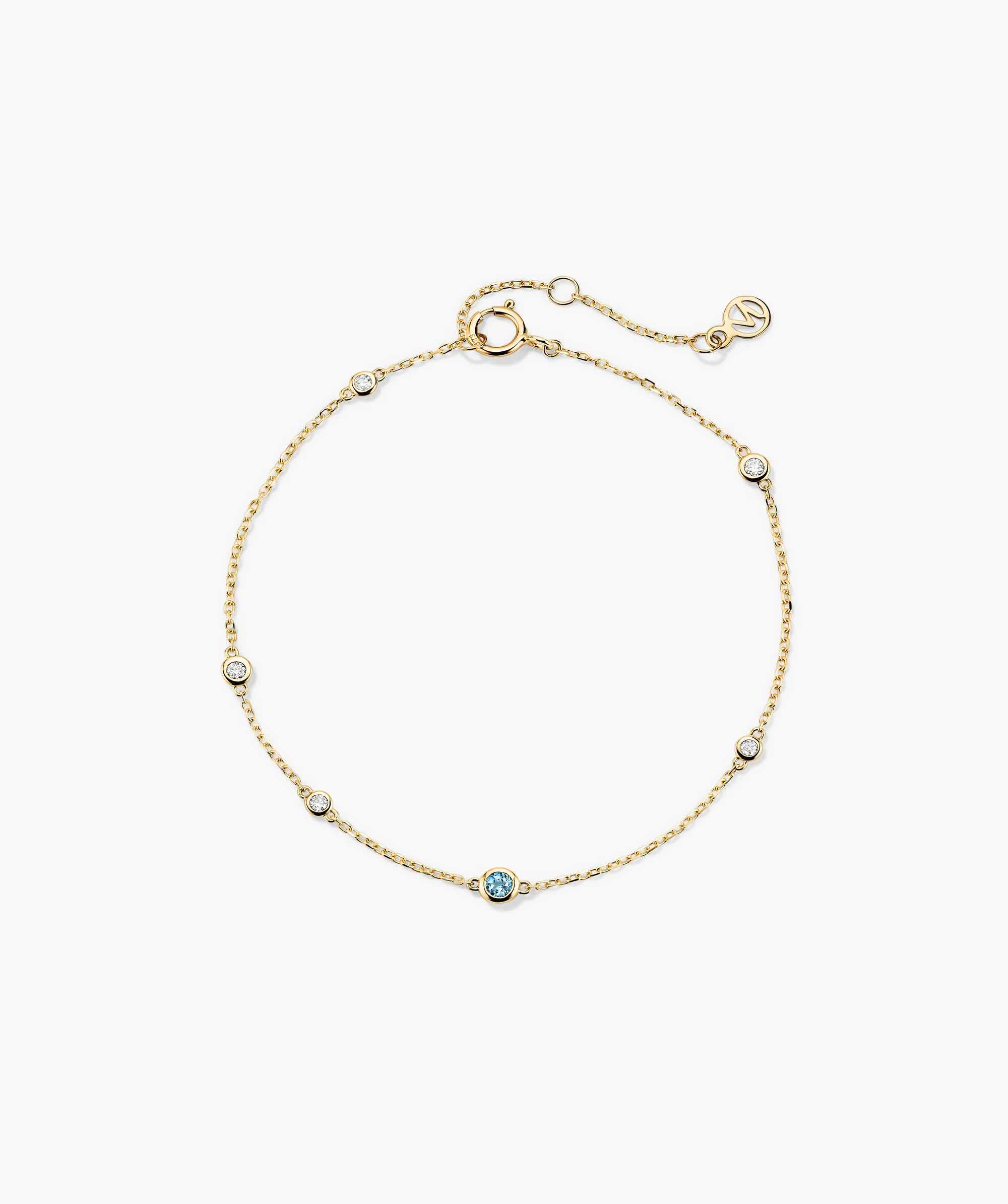Multi Gemstone Station Bracelet - Image 40