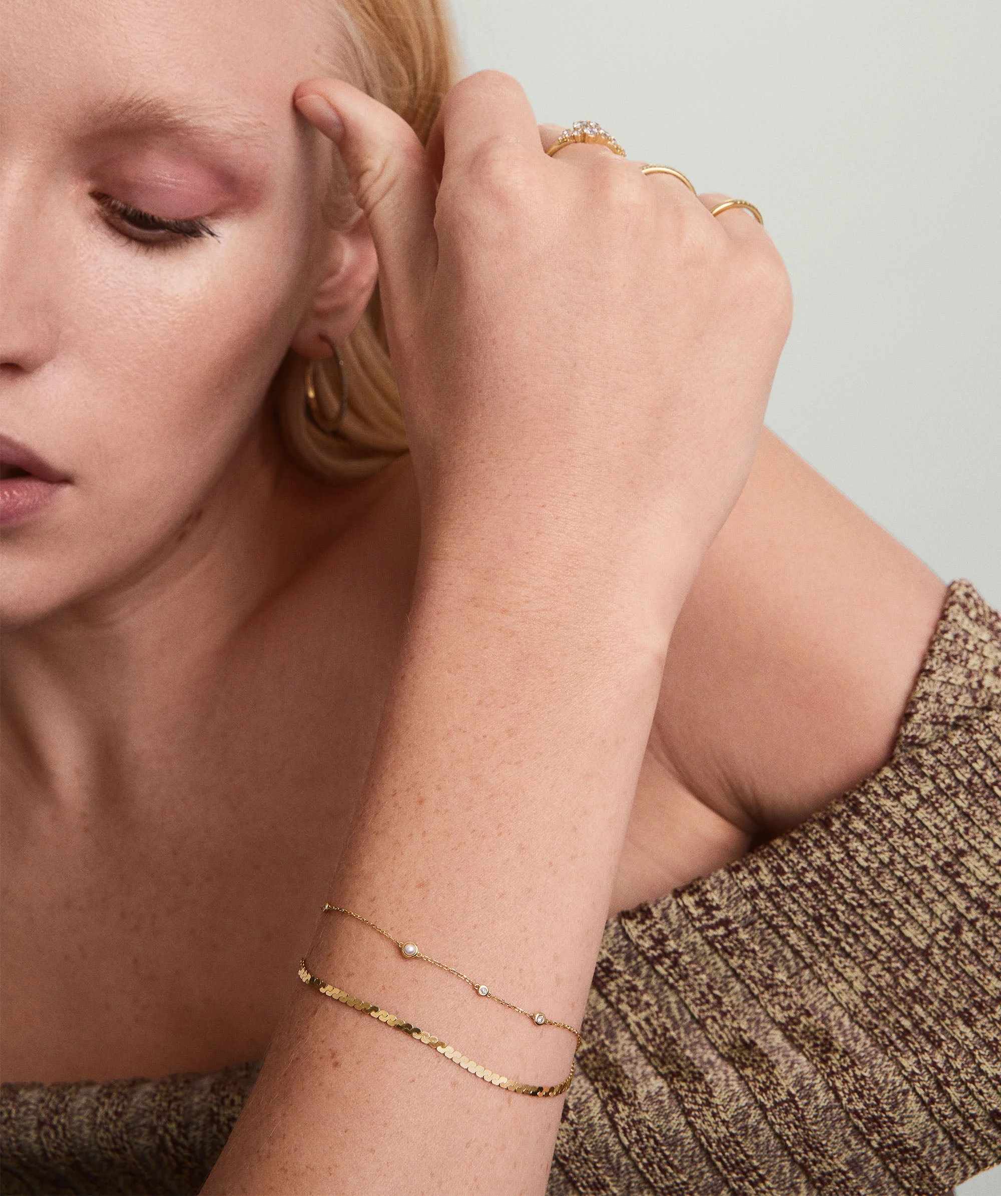 Multi Gemstone Station Bracelet - Image 5