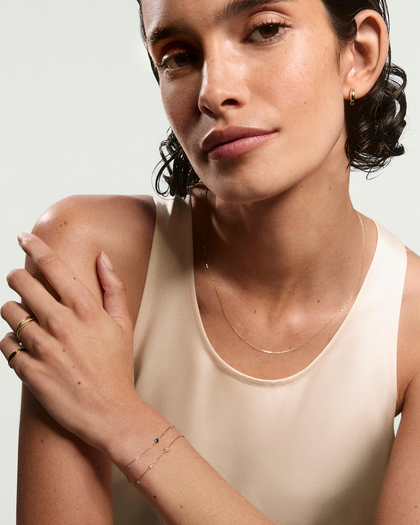 Multi Gemstone Station Bracelet - Image 58