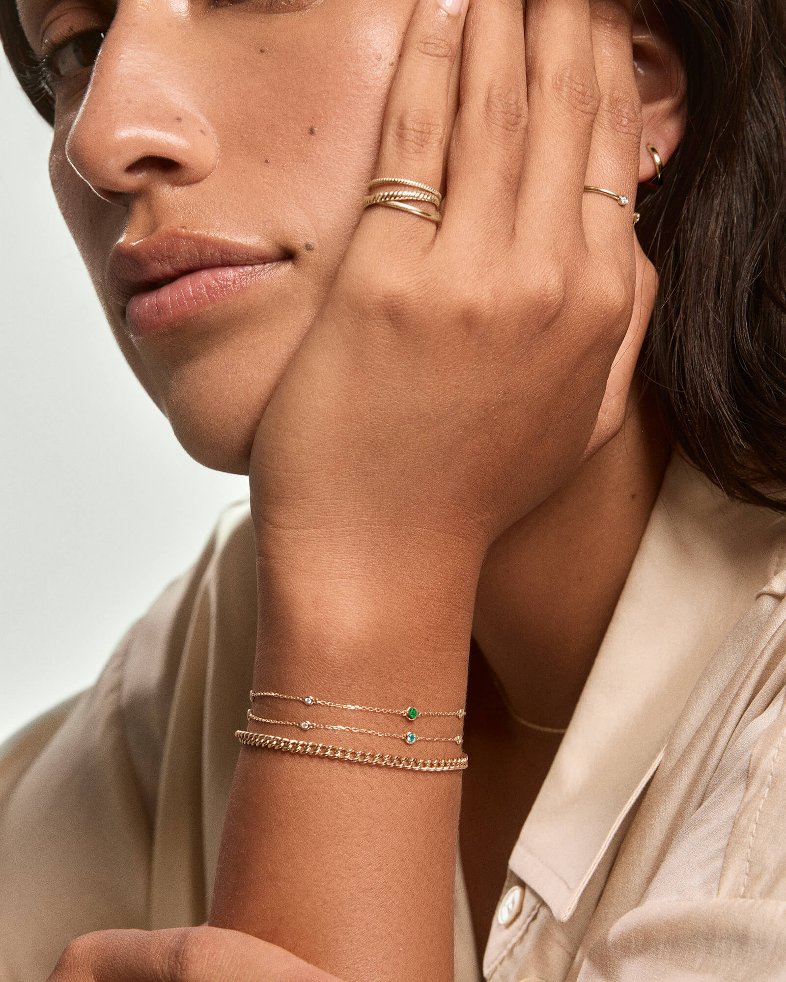 Multi Gemstone Station Bracelet - Image 60