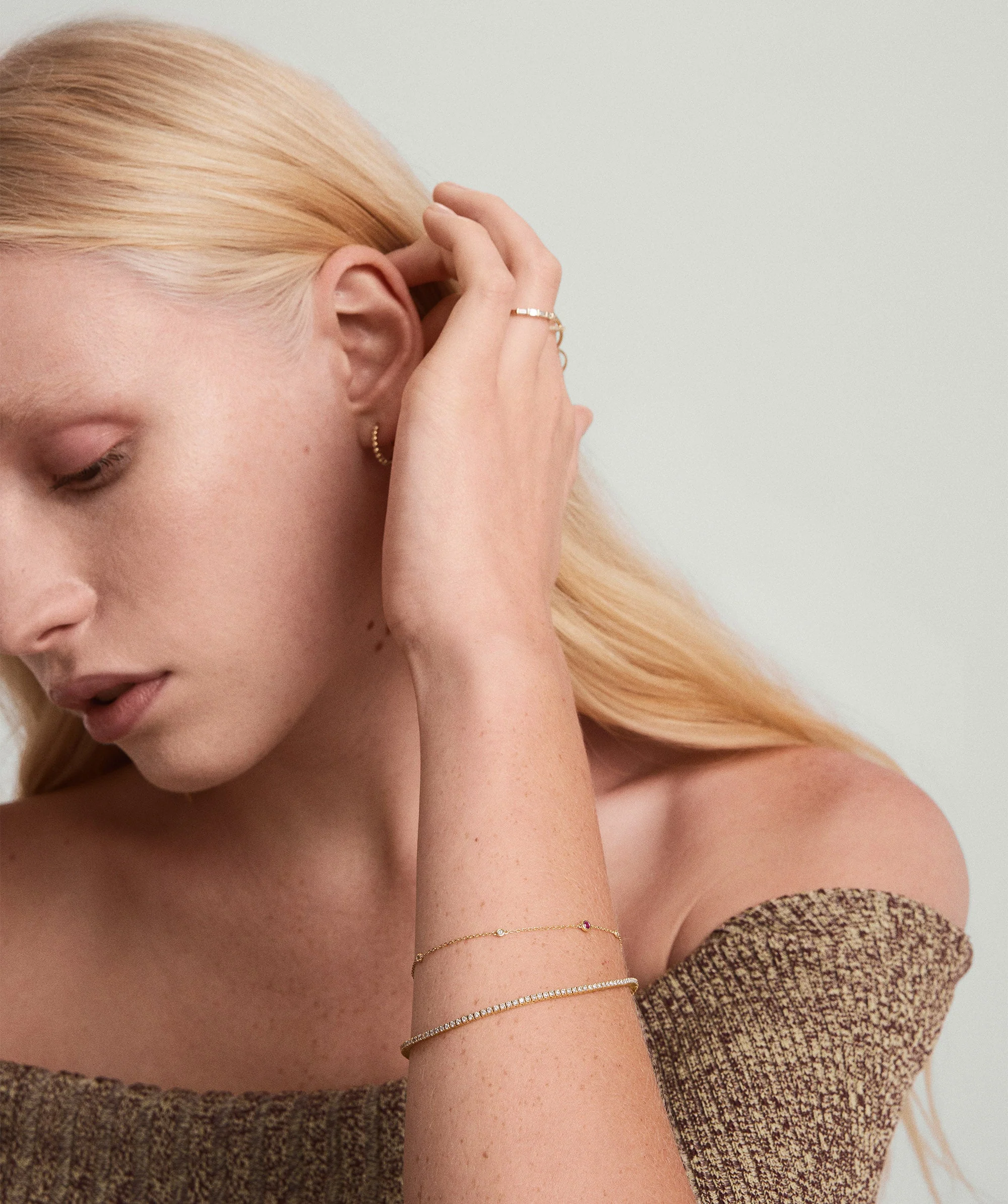 Multi Gemstone Station Bracelet - Image 7