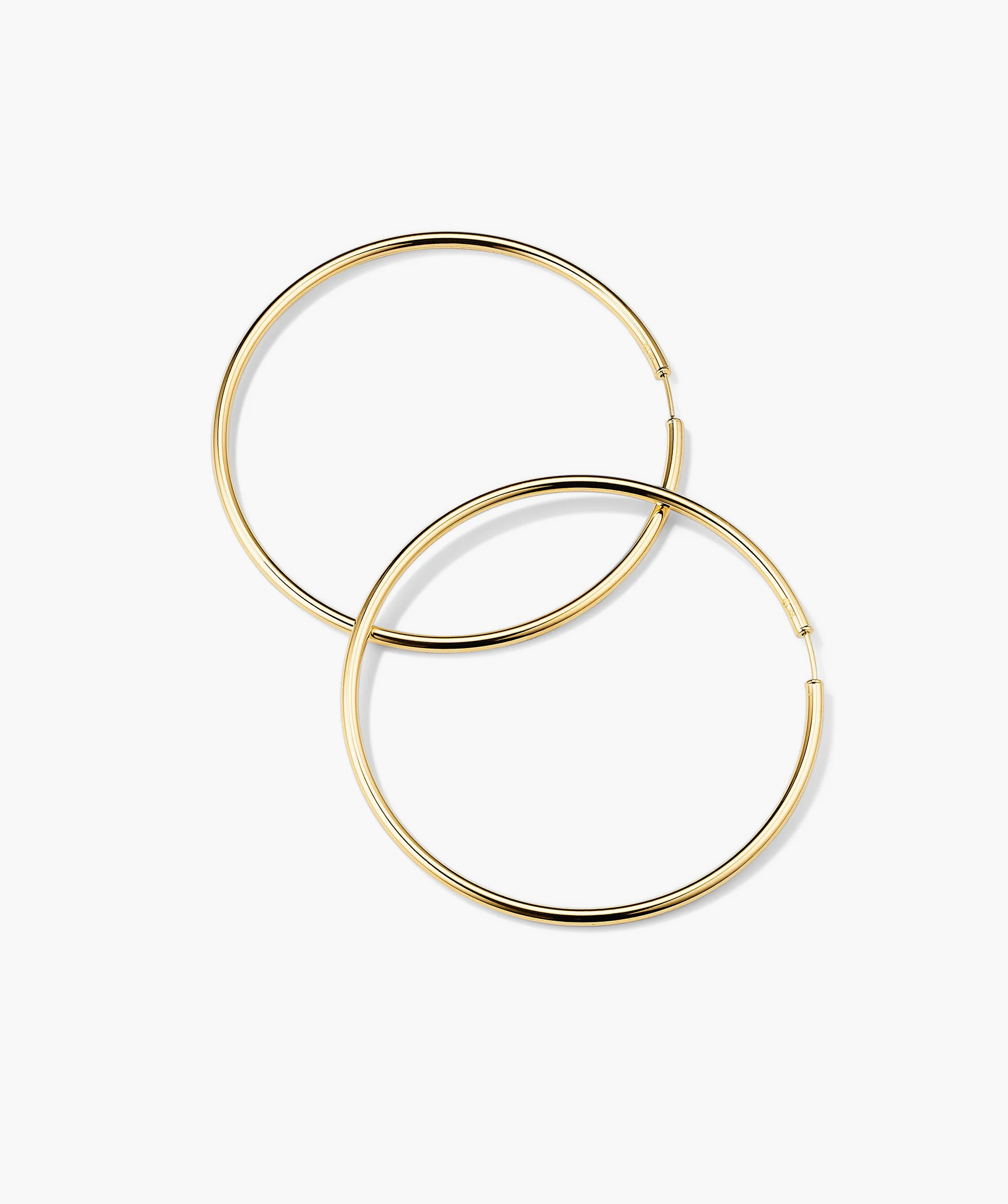 Oversized Thin Hoops - Image 10