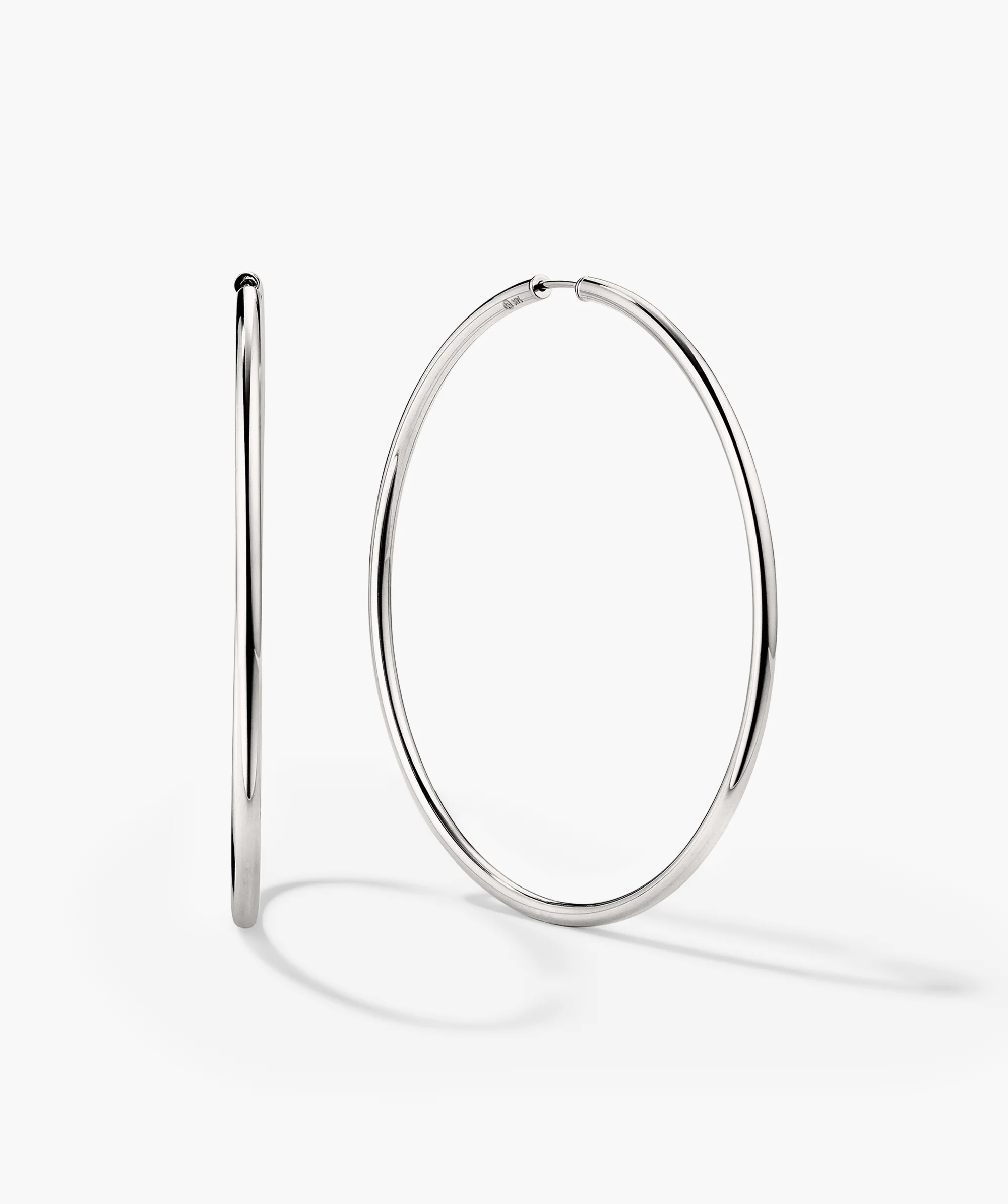 Oversized Thin Hoops - Image 11