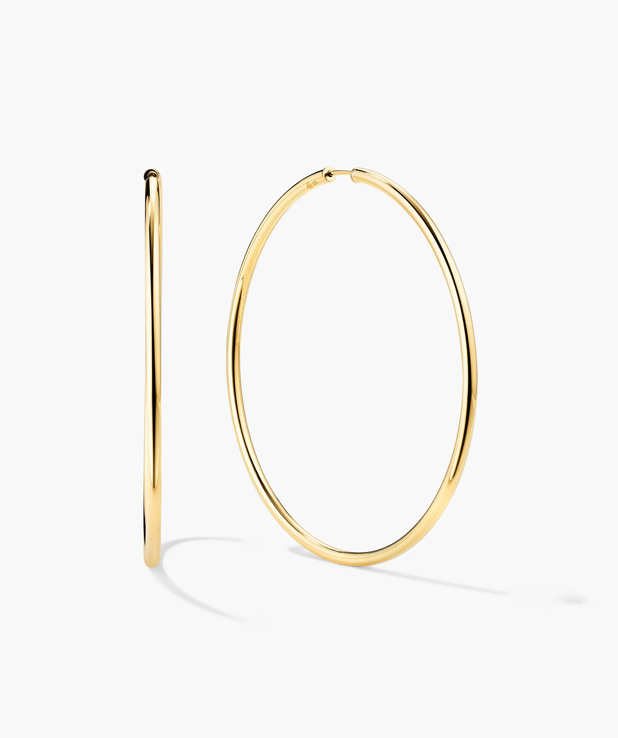 Oversized Thin Hoops - Image 9