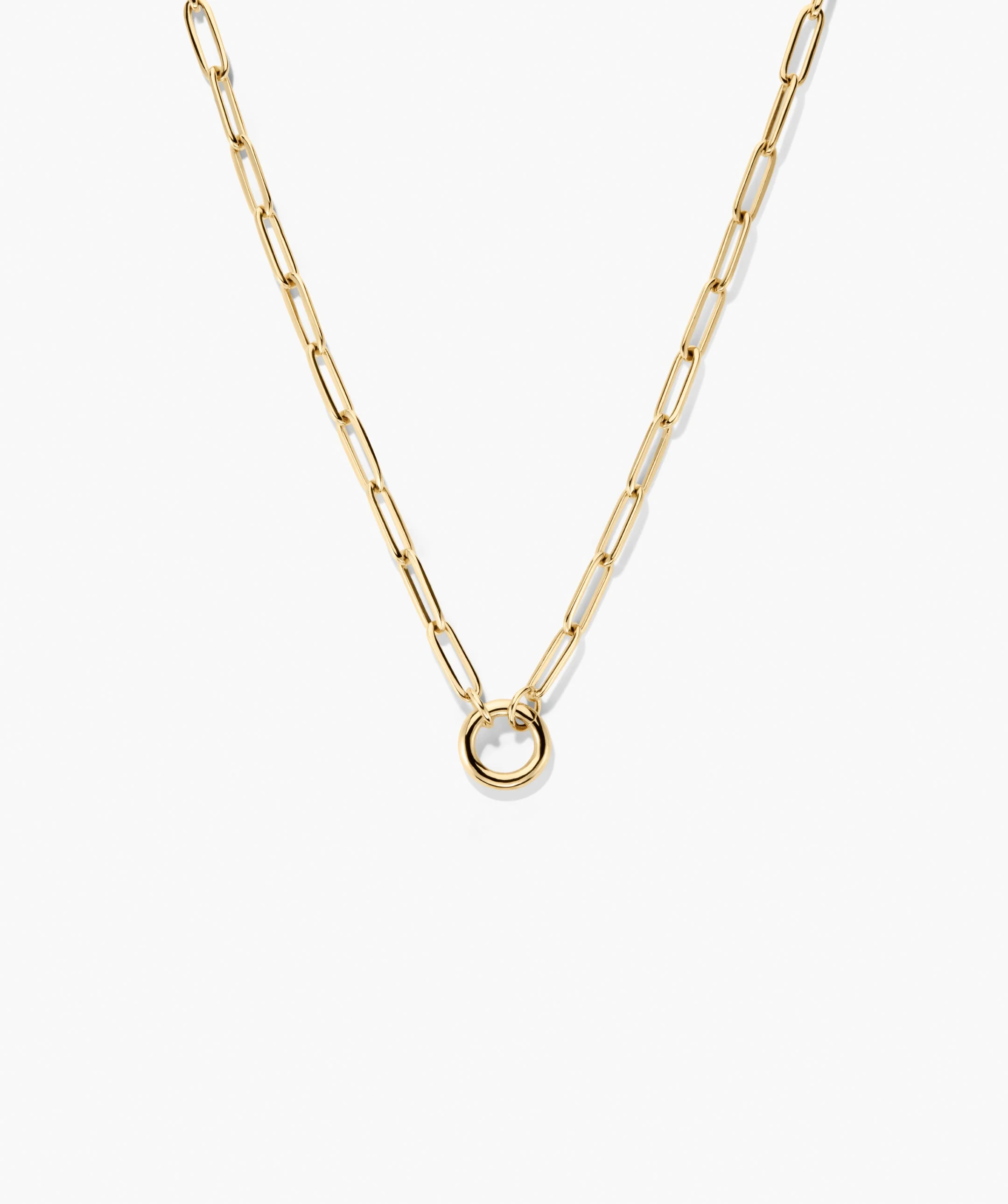 Paperclip Chain Charm Necklace - Image 11