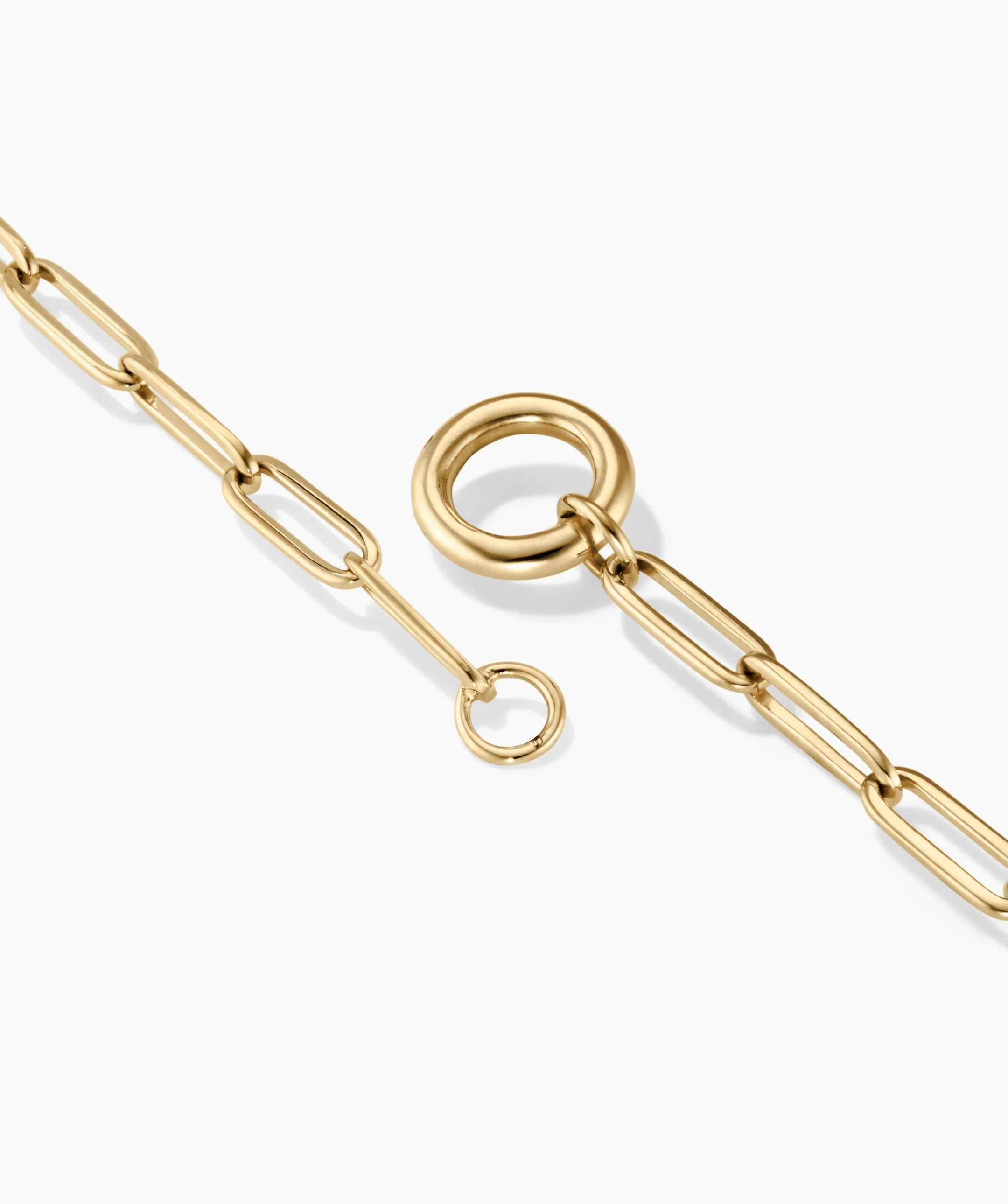 Paperclip Chain Charm Necklace - Image 15