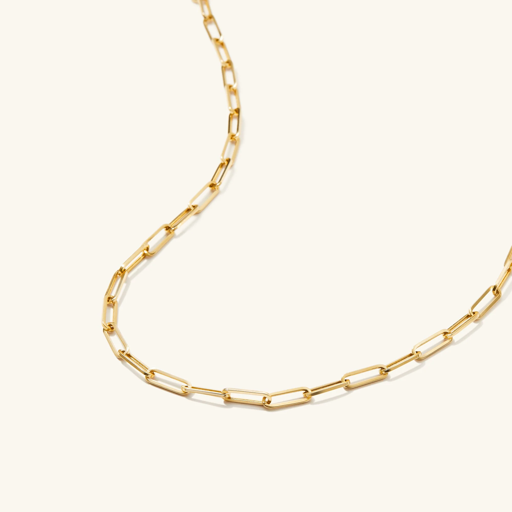 Paperclip Chain Charm Necklace - Image 4