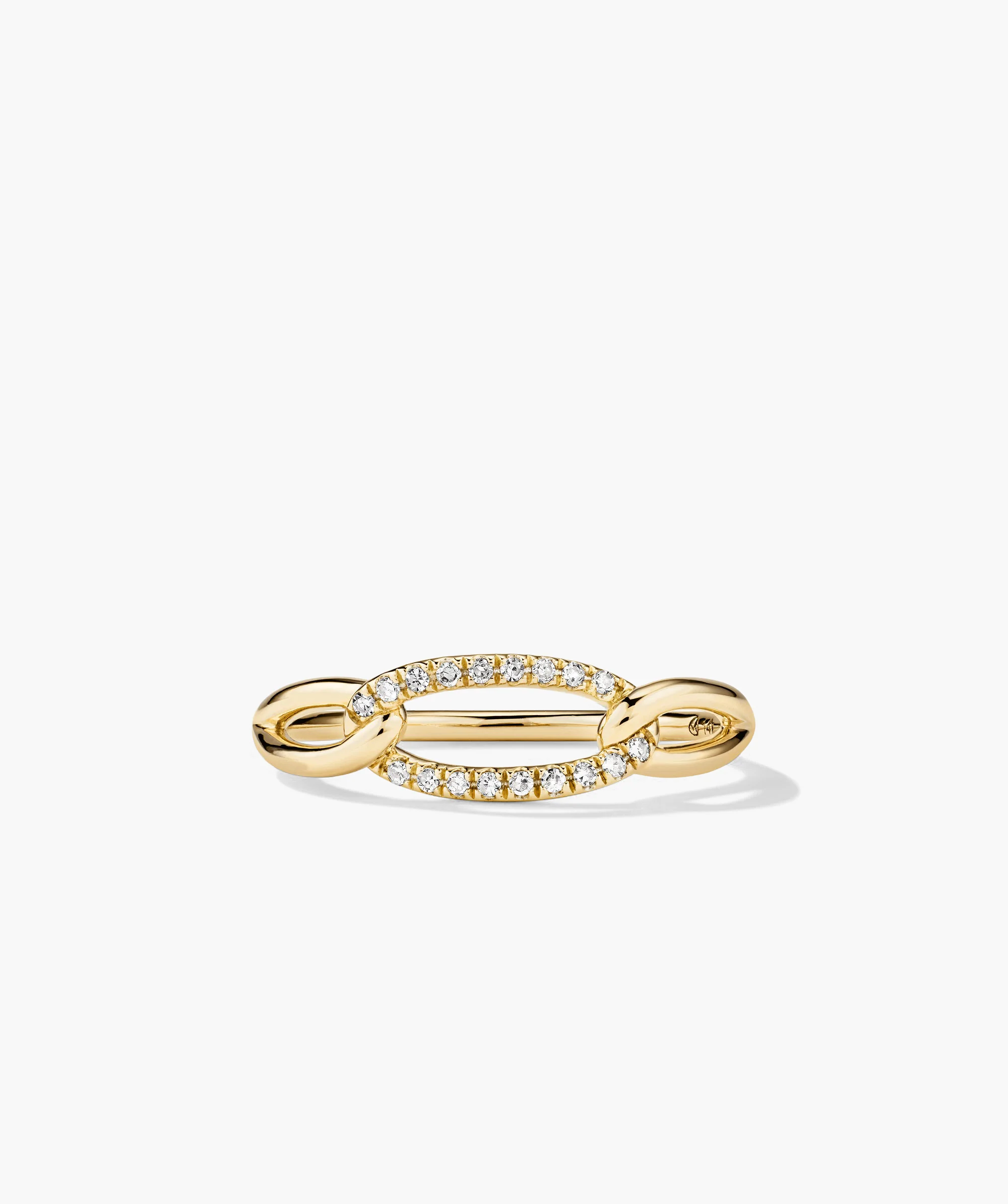 Pavé Diamond Oversized Curb Ring - Image 6