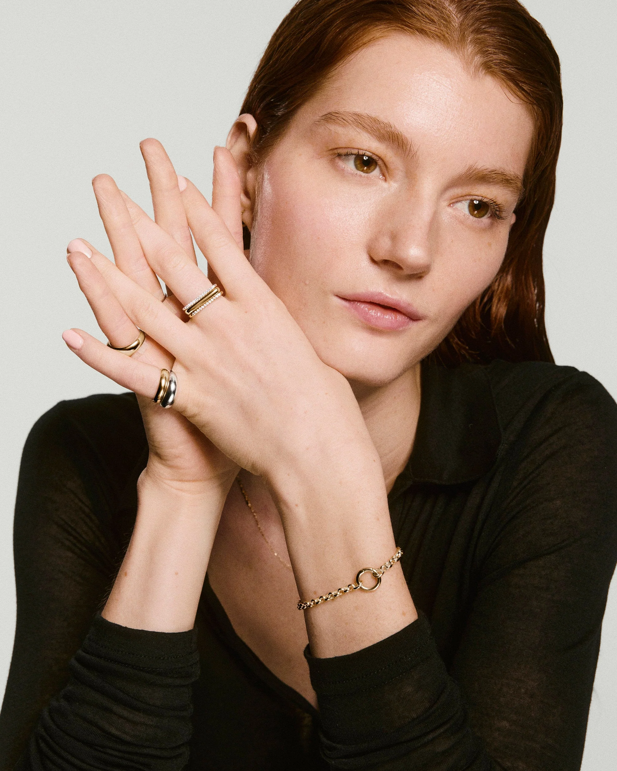 Pavé Puzzle Stacking Ring - Image 8