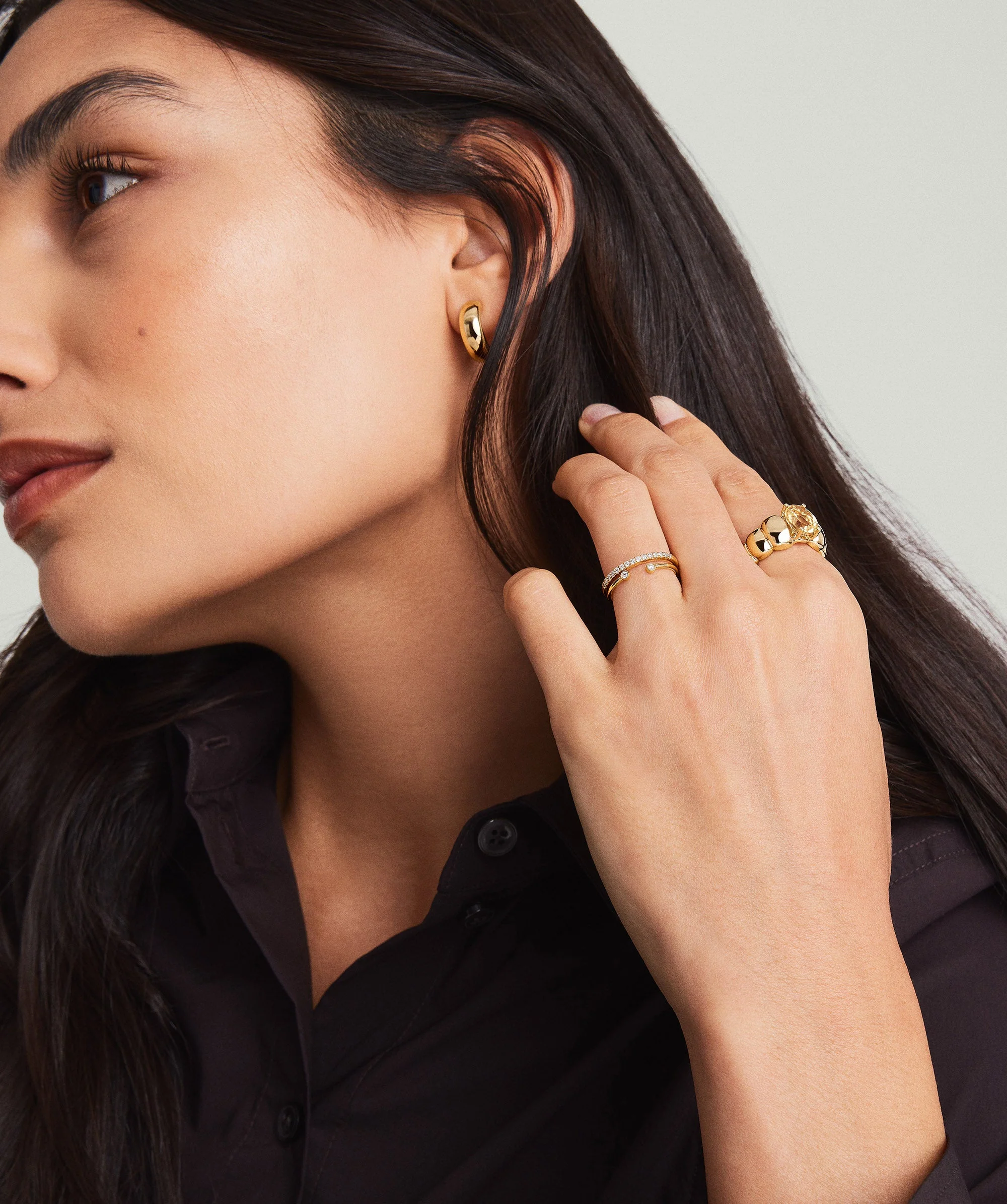 Puffy Charlotte Gemstone Ring - Image 12