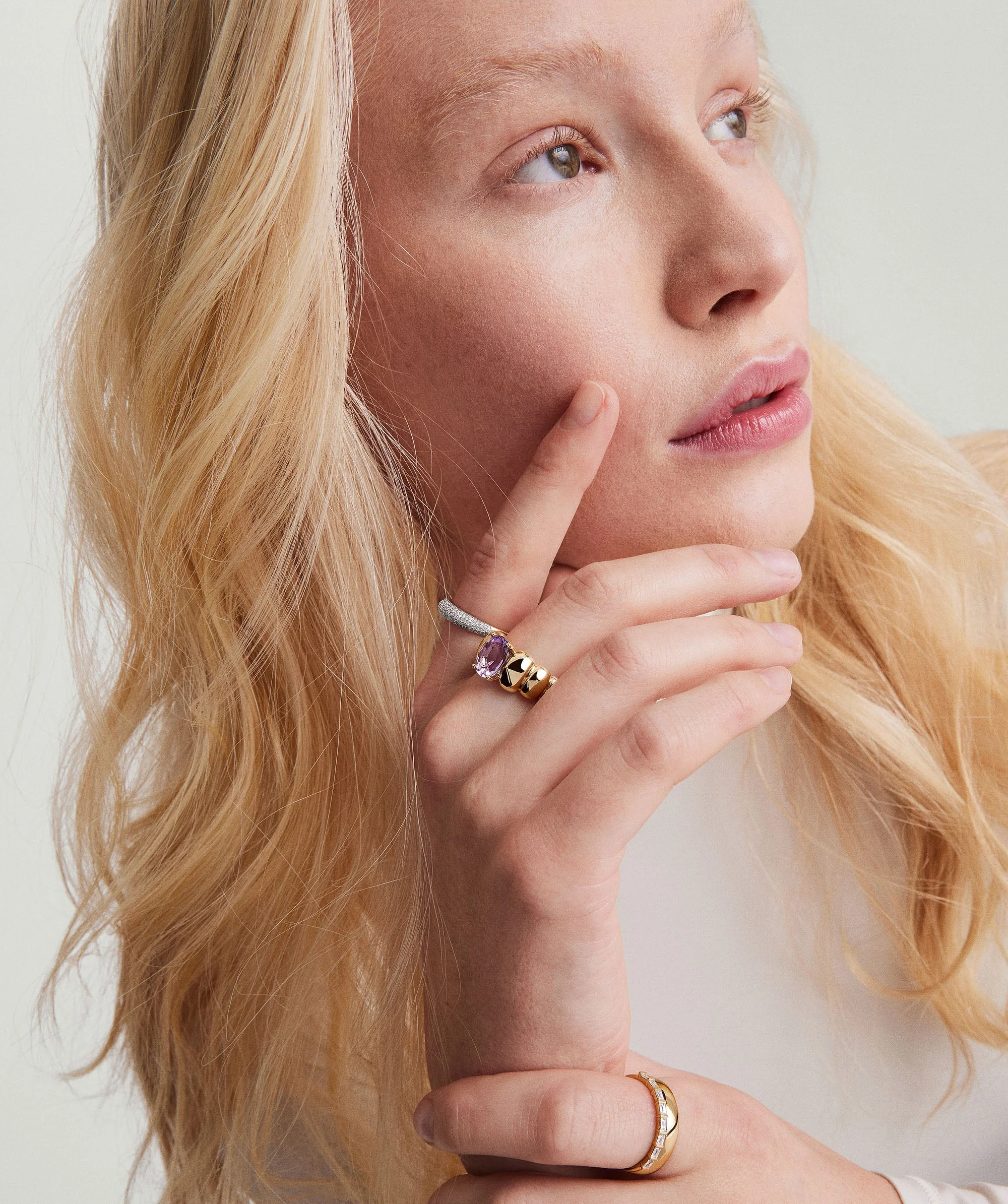 Puffy Charlotte Gemstone Ring - Image 3